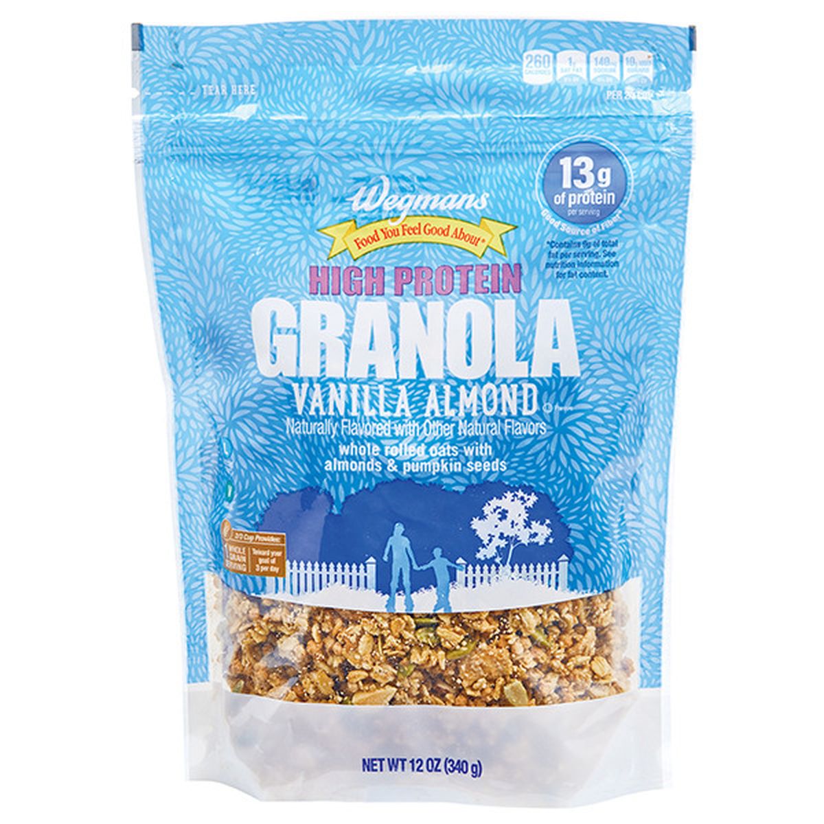 Wegmans High Protein Vanilla Almond Granola | Fig App