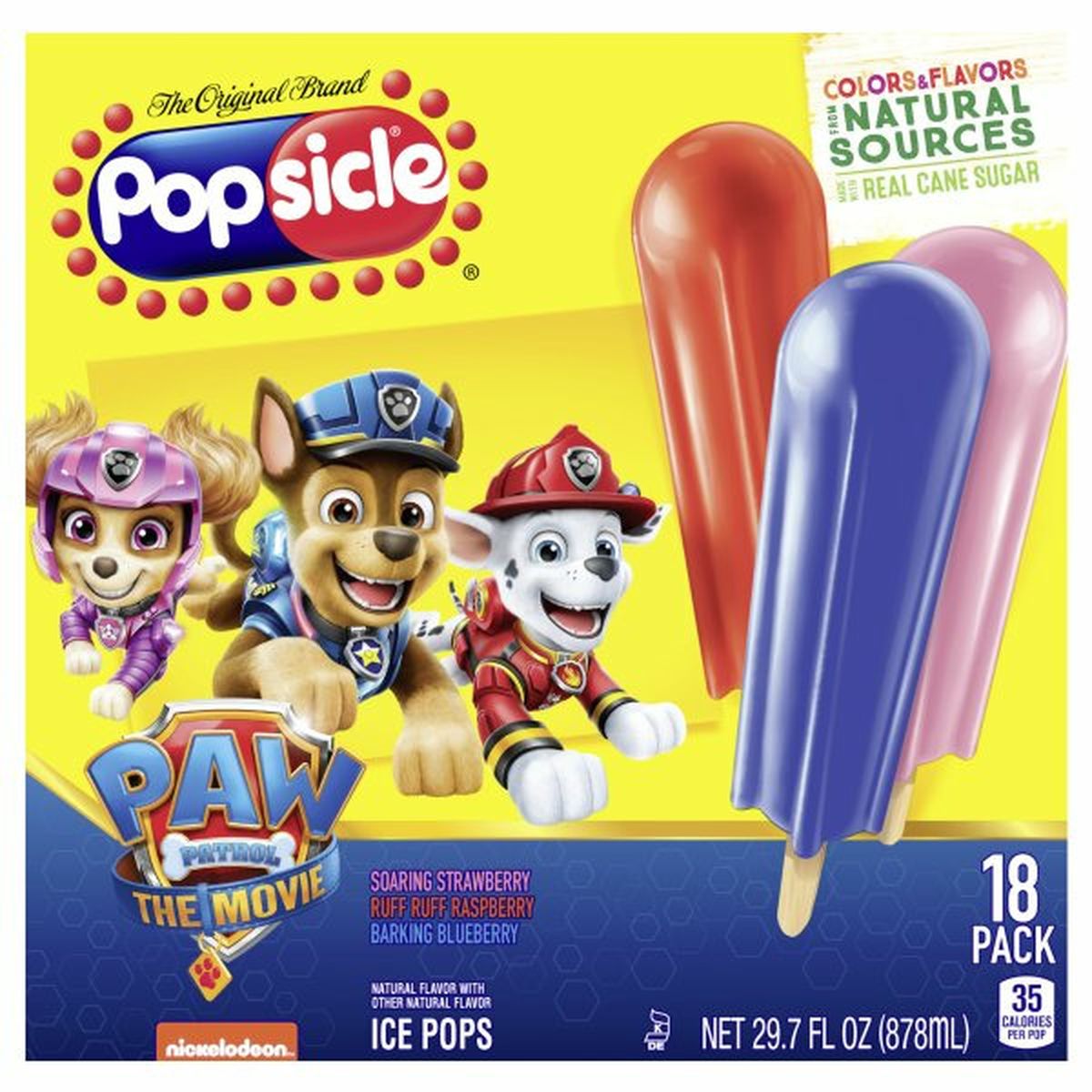 Popsicle Ice Pops, Soaring Strawberry/Ruff Ruff Raspberry/Barking ...