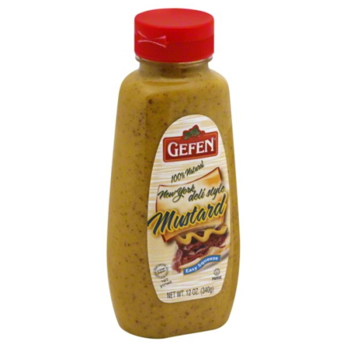 Calories in Gefen Mustard, New York Deli Style