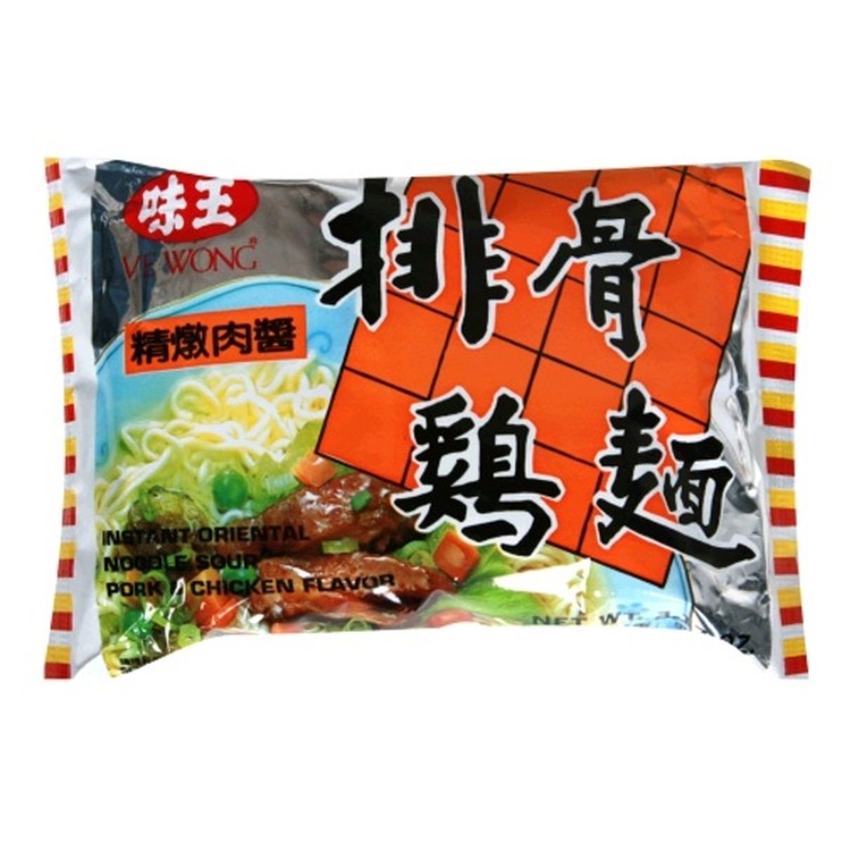 Calories in Ve Wong Instant Oriental Noodle Soup, Pork & Chicken Flavor