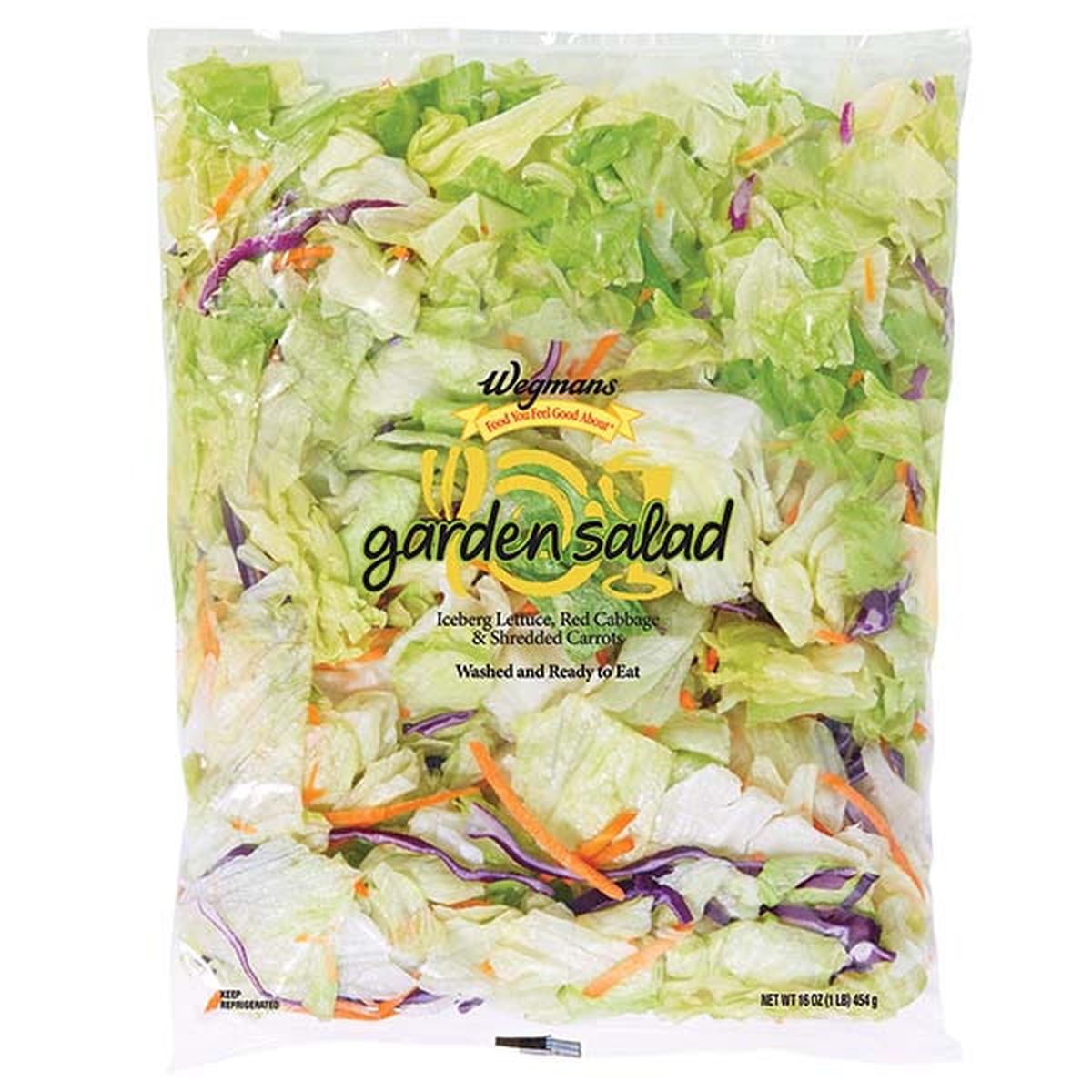 Calories in Wegmans Fresh Garden Salad