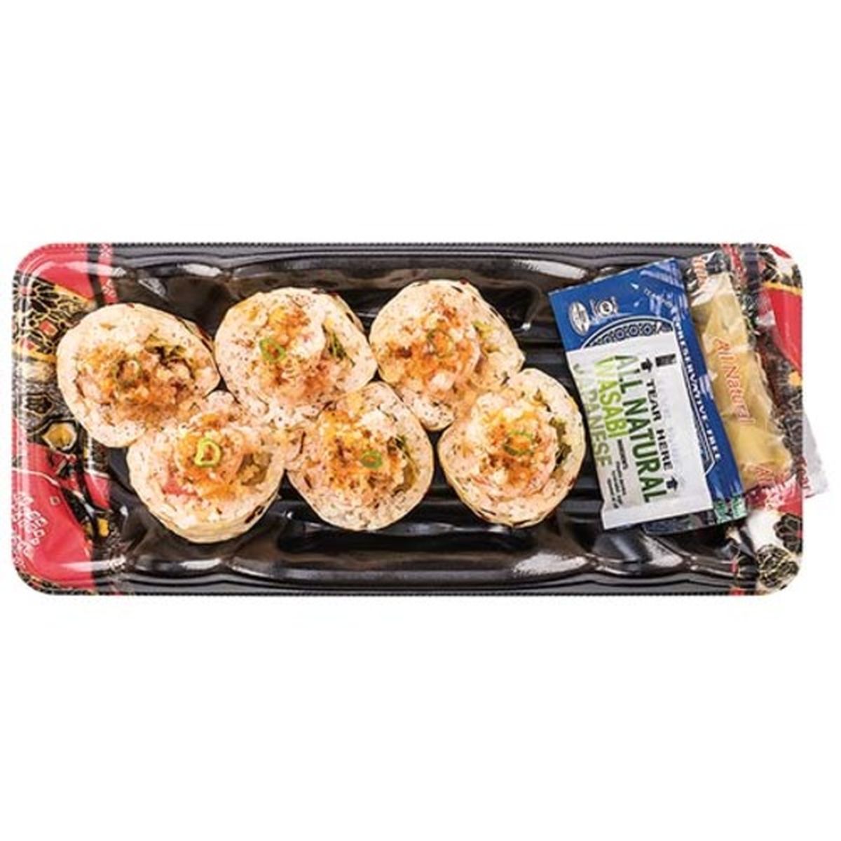 Calories in Wegmans Sushi Spicy Shrimp Po Boy Roll with White Rice (Cooked)