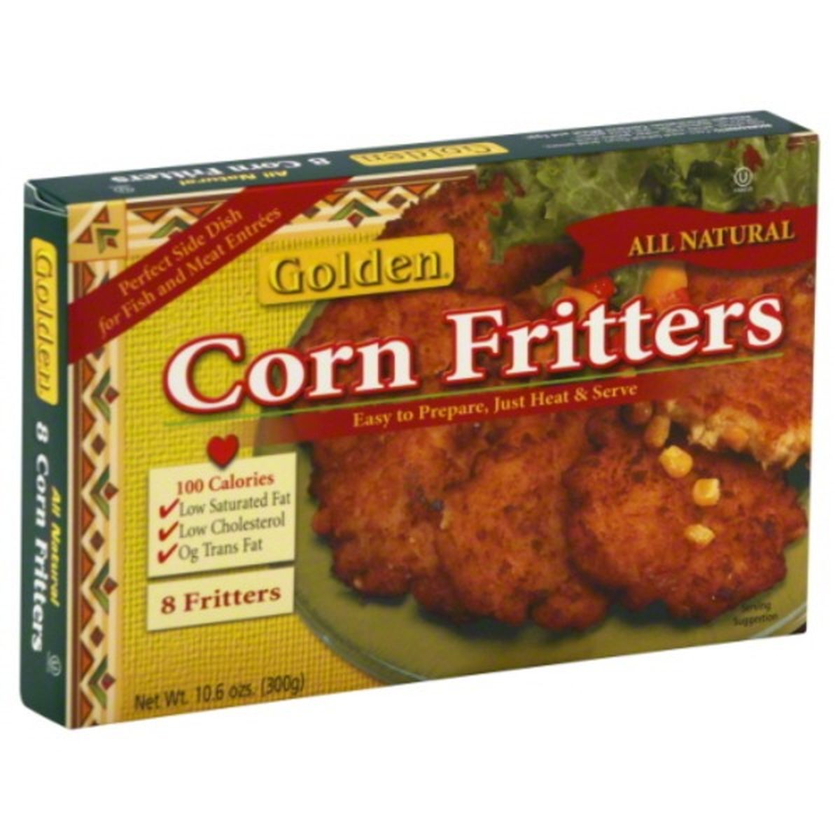 Calories in Golden Star Corn Fritters