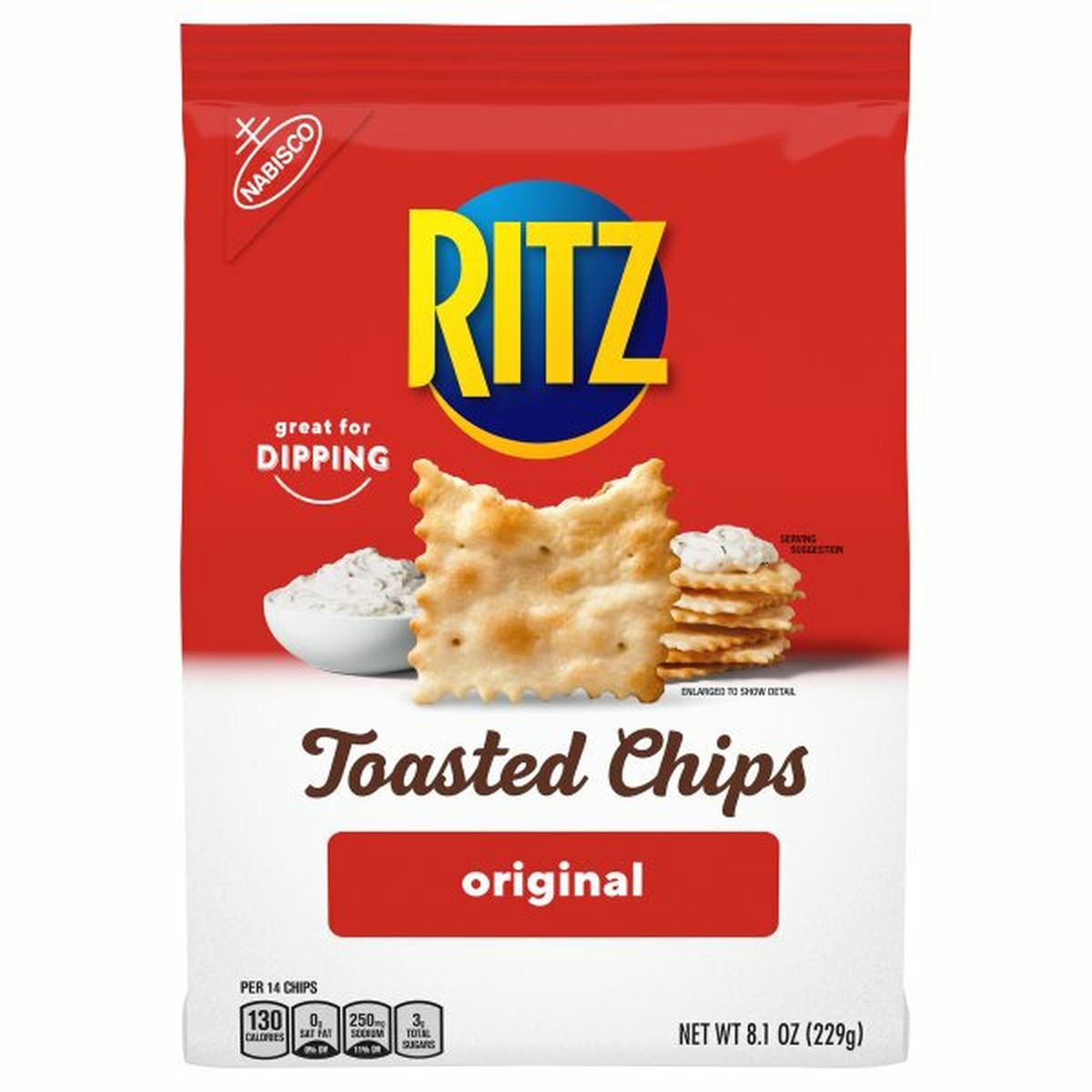 Calories in Ritz Toasted Chips, Original