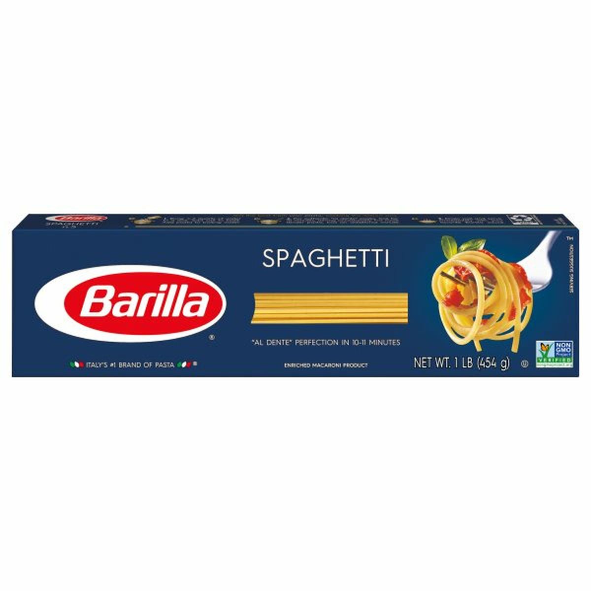 Calories in Barillas Spaghetti