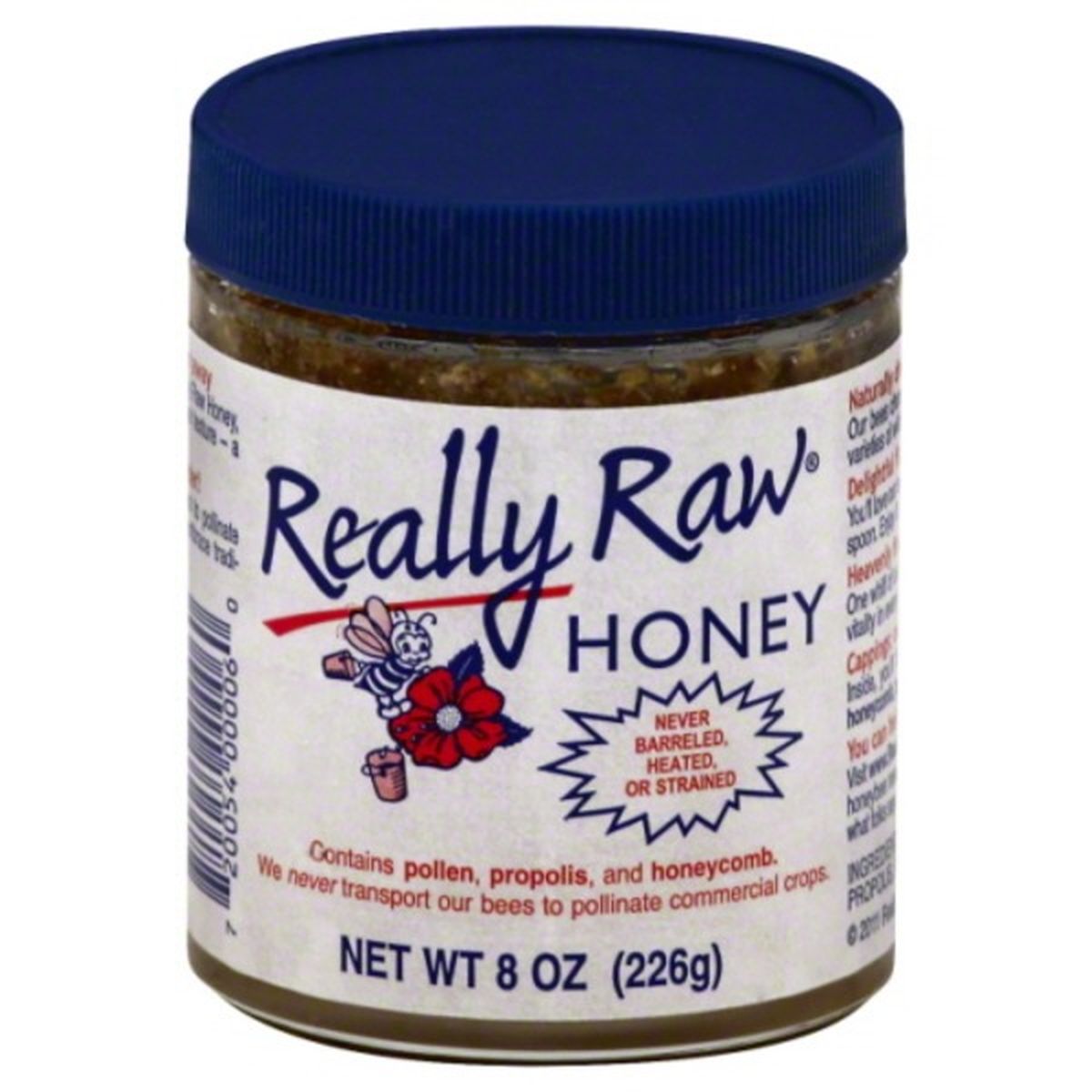 Calories in Really Raw Honey Honey