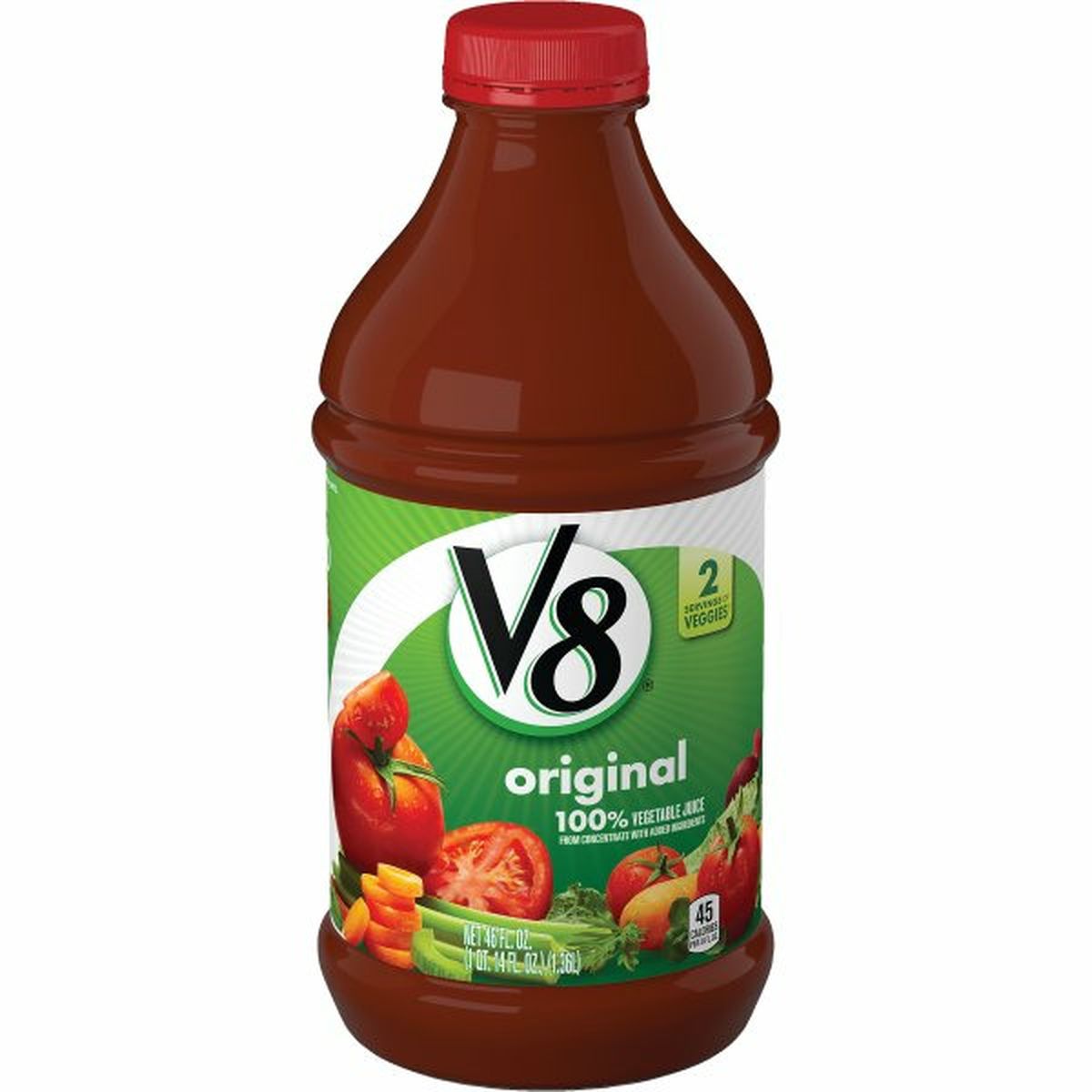 Calories in V8s 100% Vegetable Juice 100% Vegetable Juice Original 100% Vegetable Juice