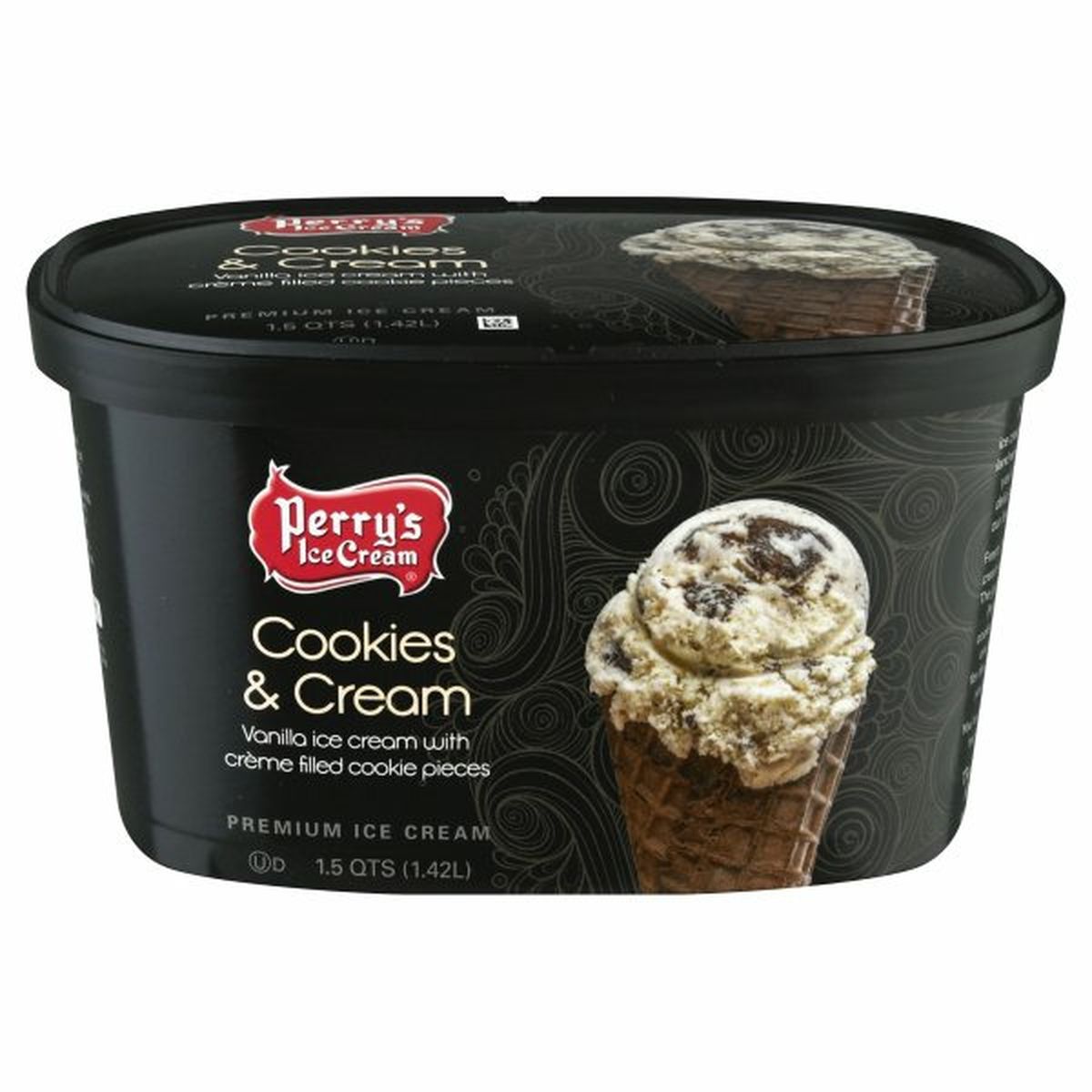 Calories in Perry's Ice Cream Premium, Cookies & Cream