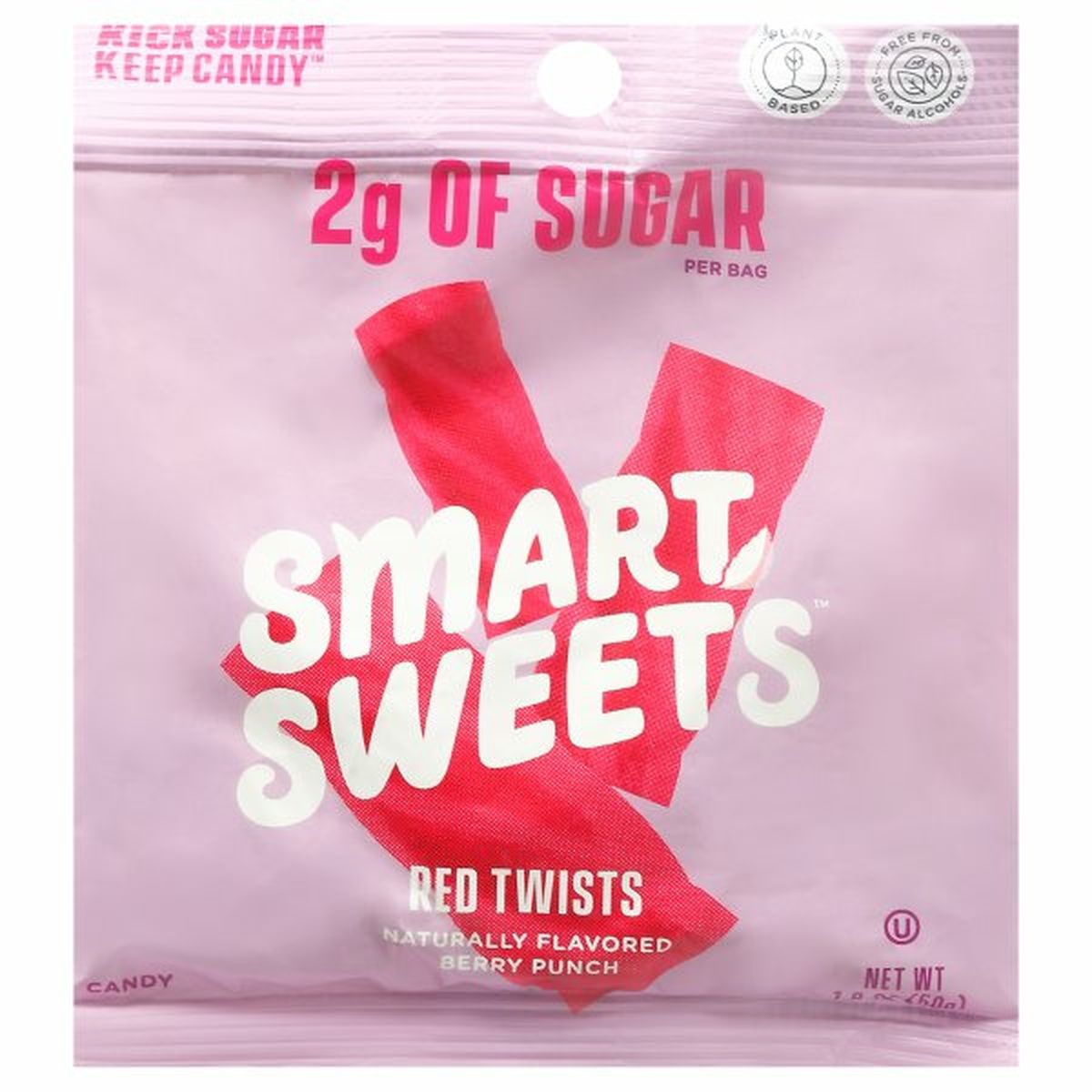 Calories in SmartSweets Candy, Berry Punch, Red Twists