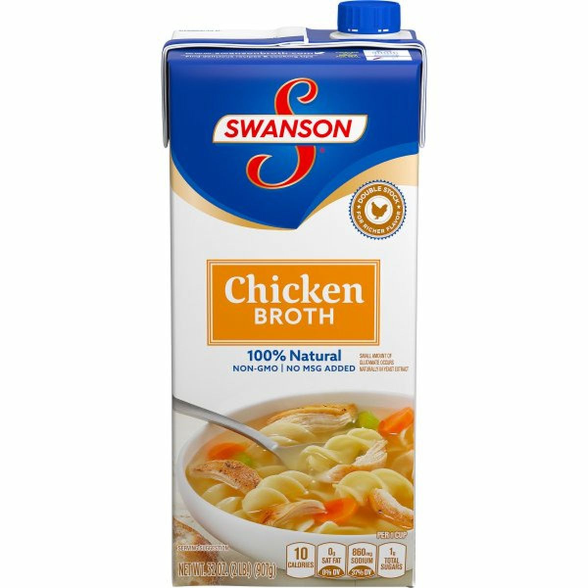 Calories in Swansons Chicken Broth