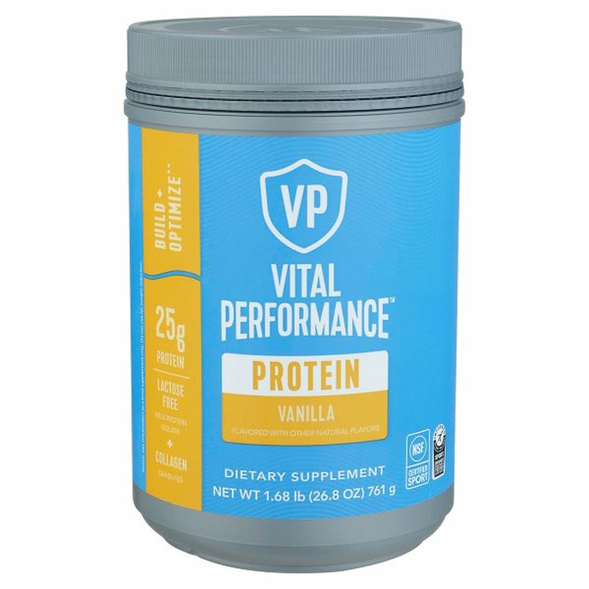 Calories in Vital Performance Protein, Vanilla