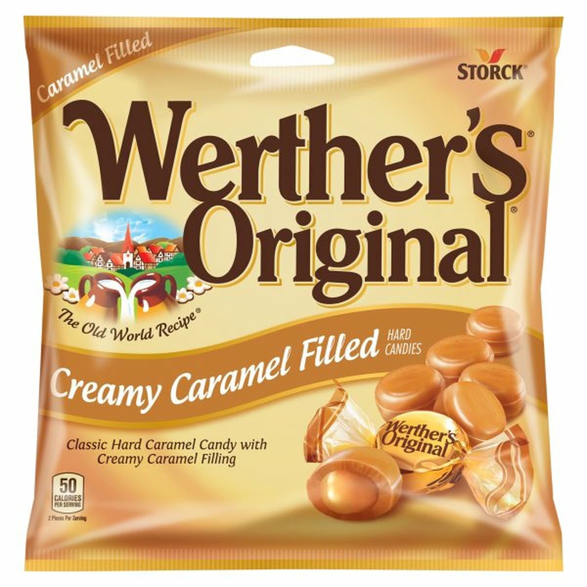 Calories in Werther's Original Original Hard Candies, Creamy Caramel Filled