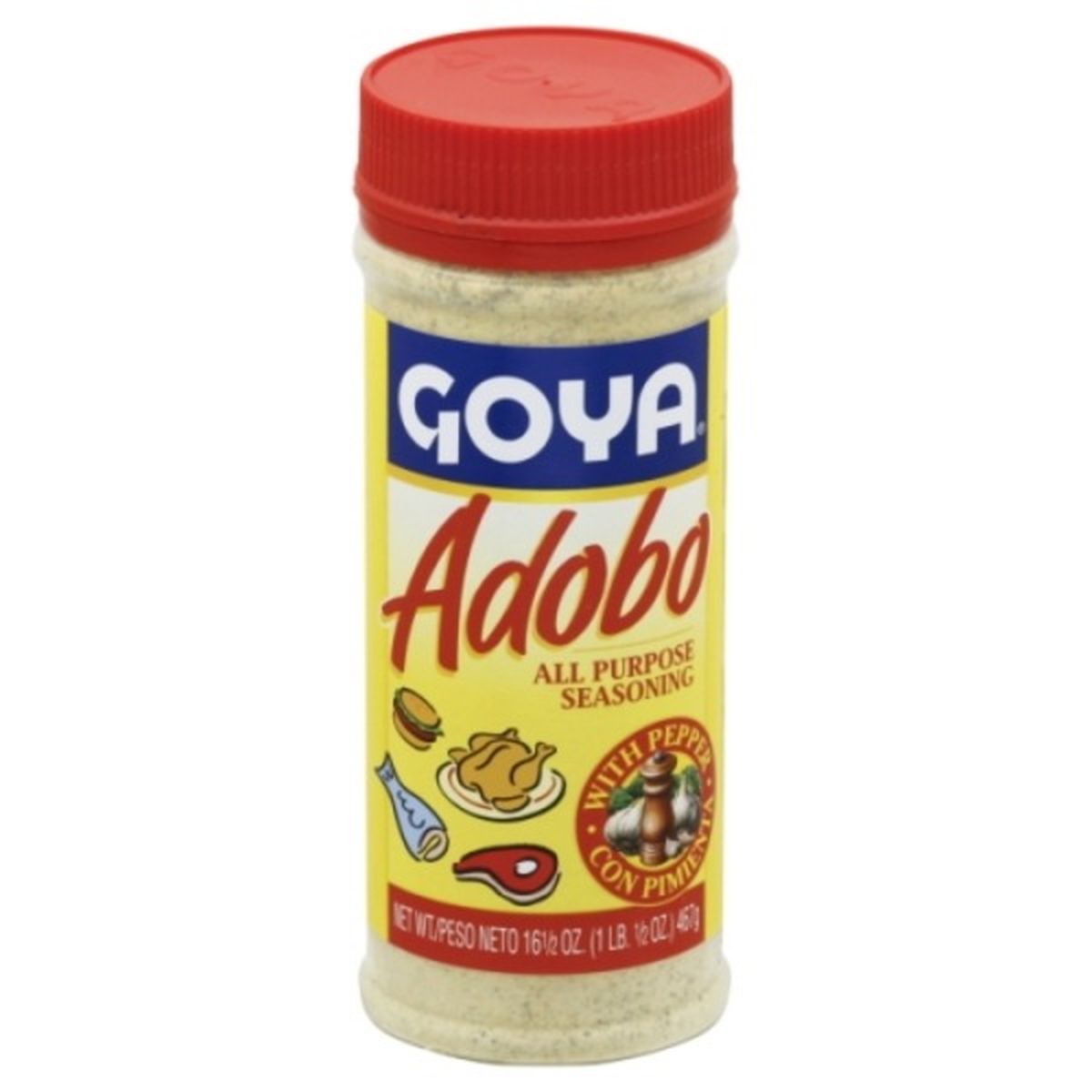 Calories in Goya Seasoning, All Purpose Adobo, with Pepper