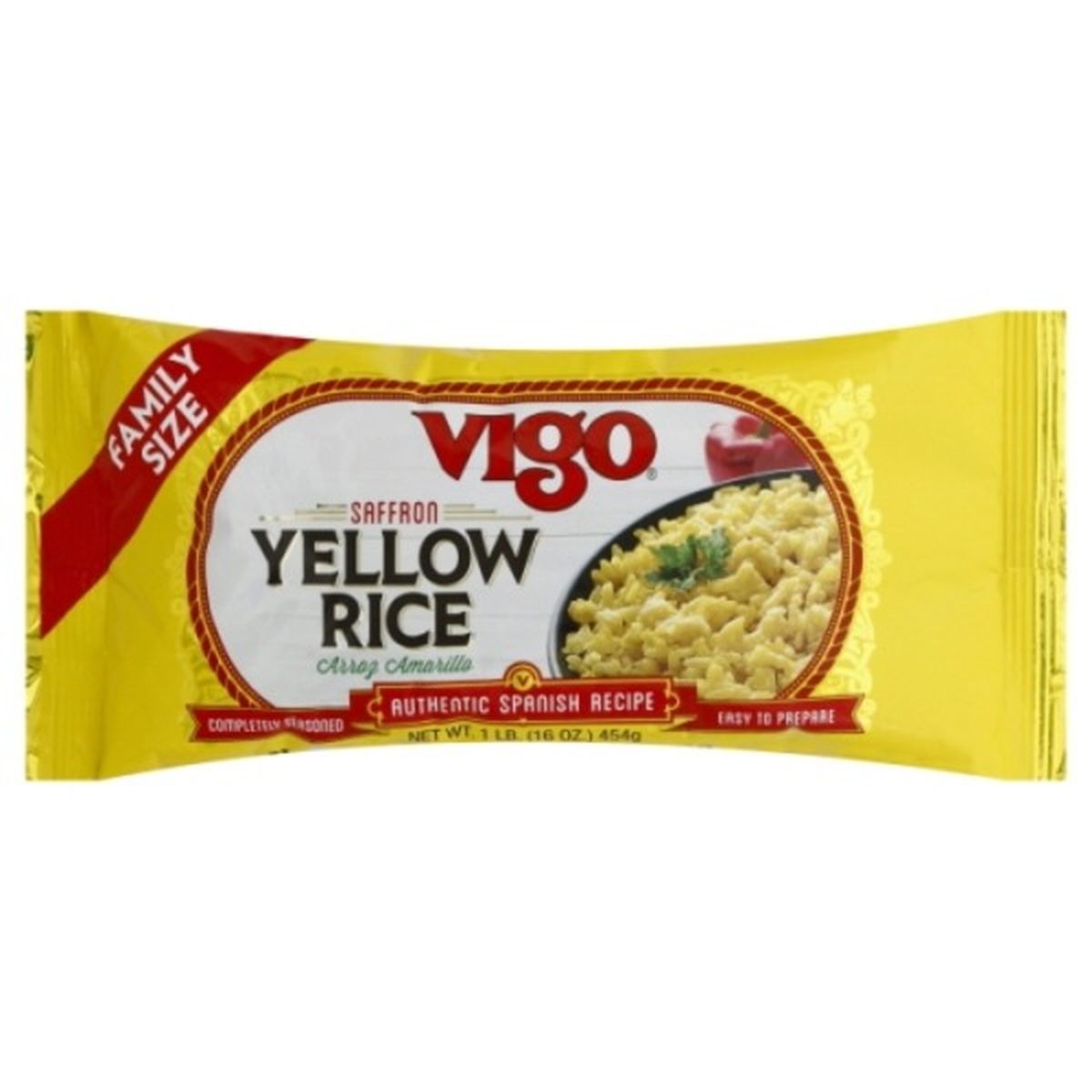 Calories in Vigo Yellow Rice, Saffron, Family Size