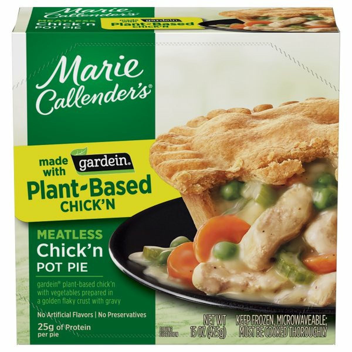 Calories in Marie Callender's Pot Pie, Chick'n, Meatless