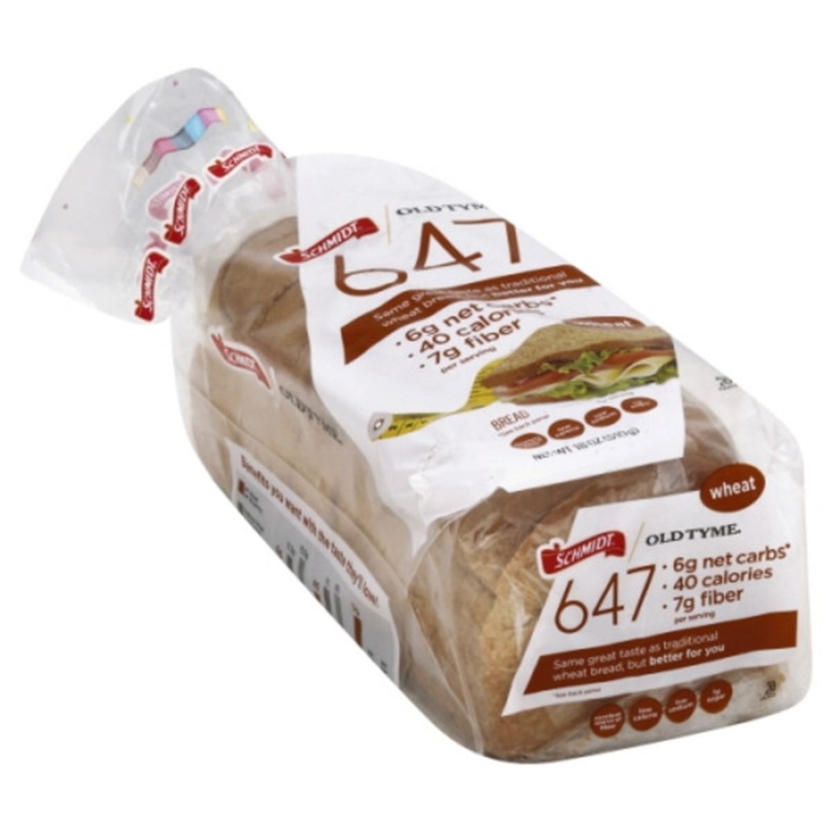 Calories in Old Tyme 647 Bread, Wheat
