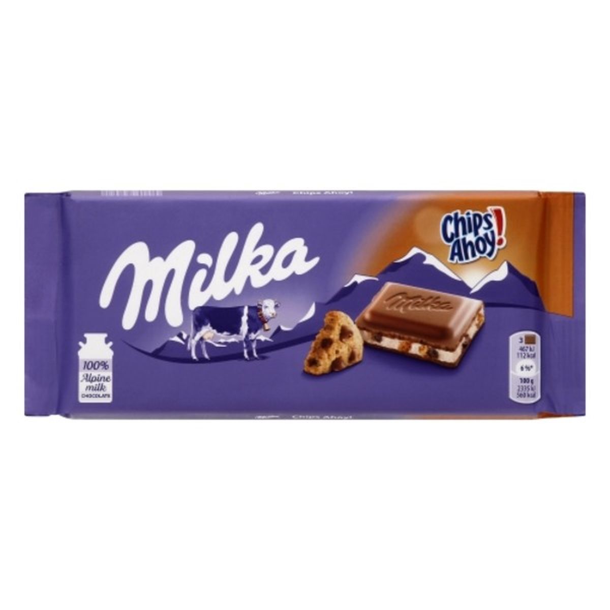 Calories in Milka Chocolate, Chips Ahoy