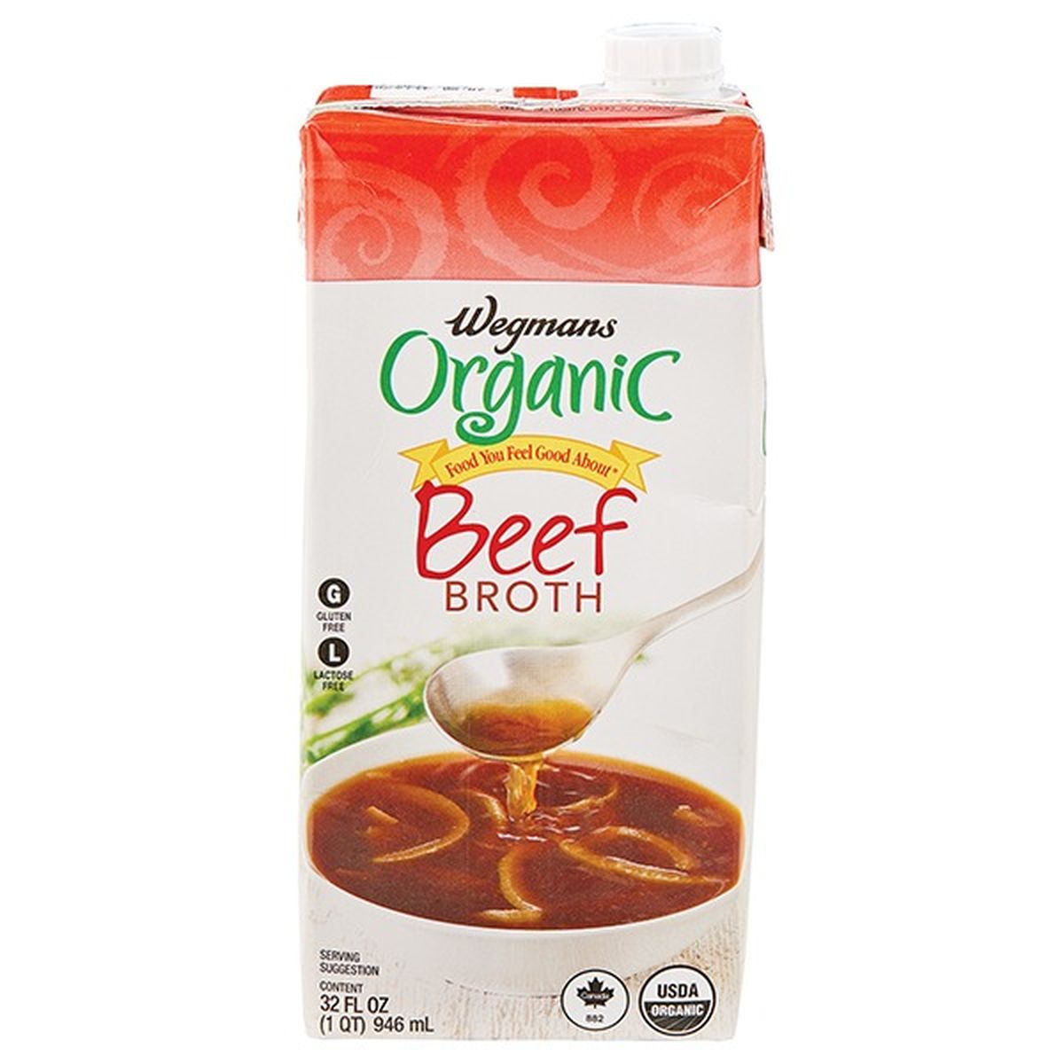 Calories in Wegmans Organic Beef Broth
