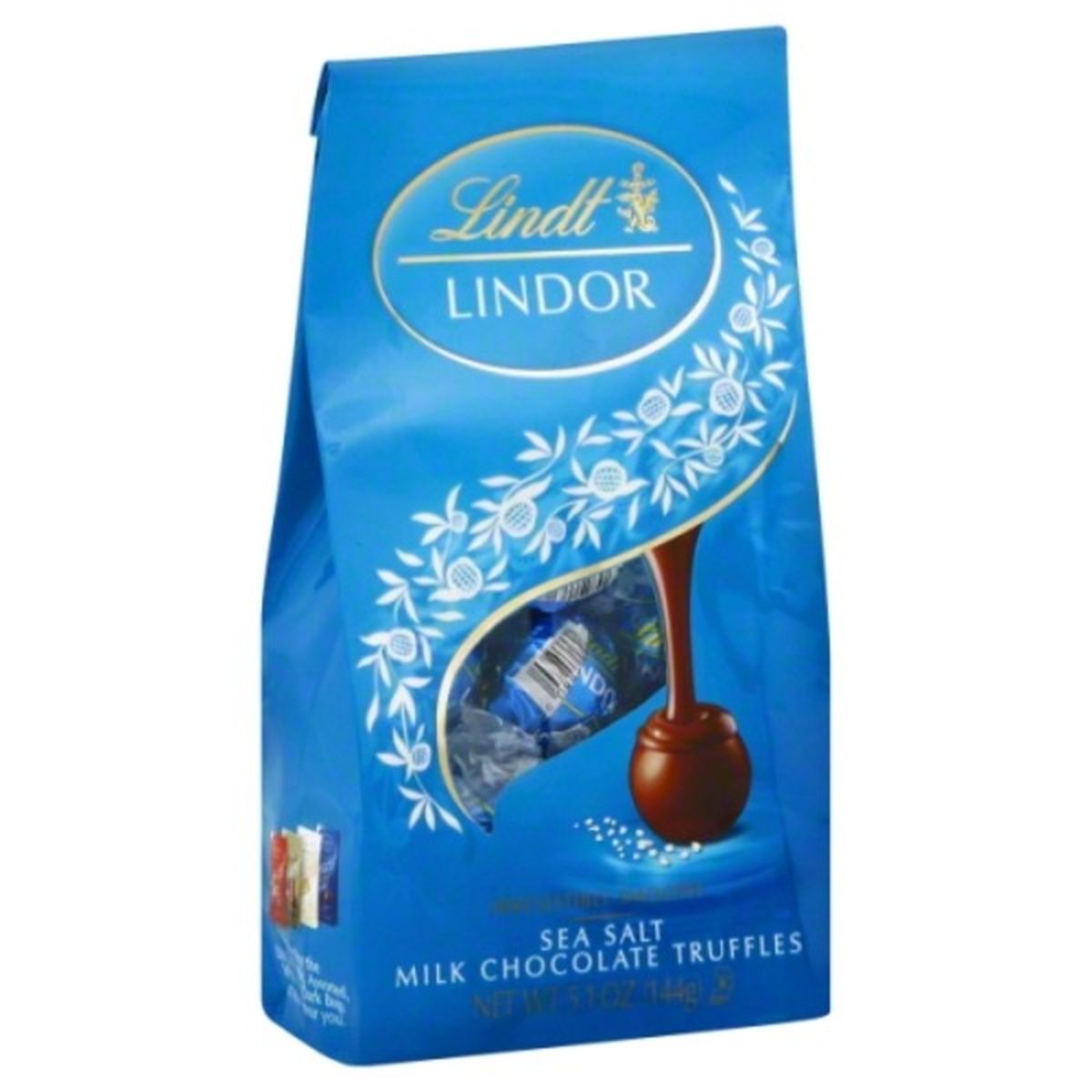 Calories in Lindt Lindor Truffles, Milk Chocolate, Sea Salt