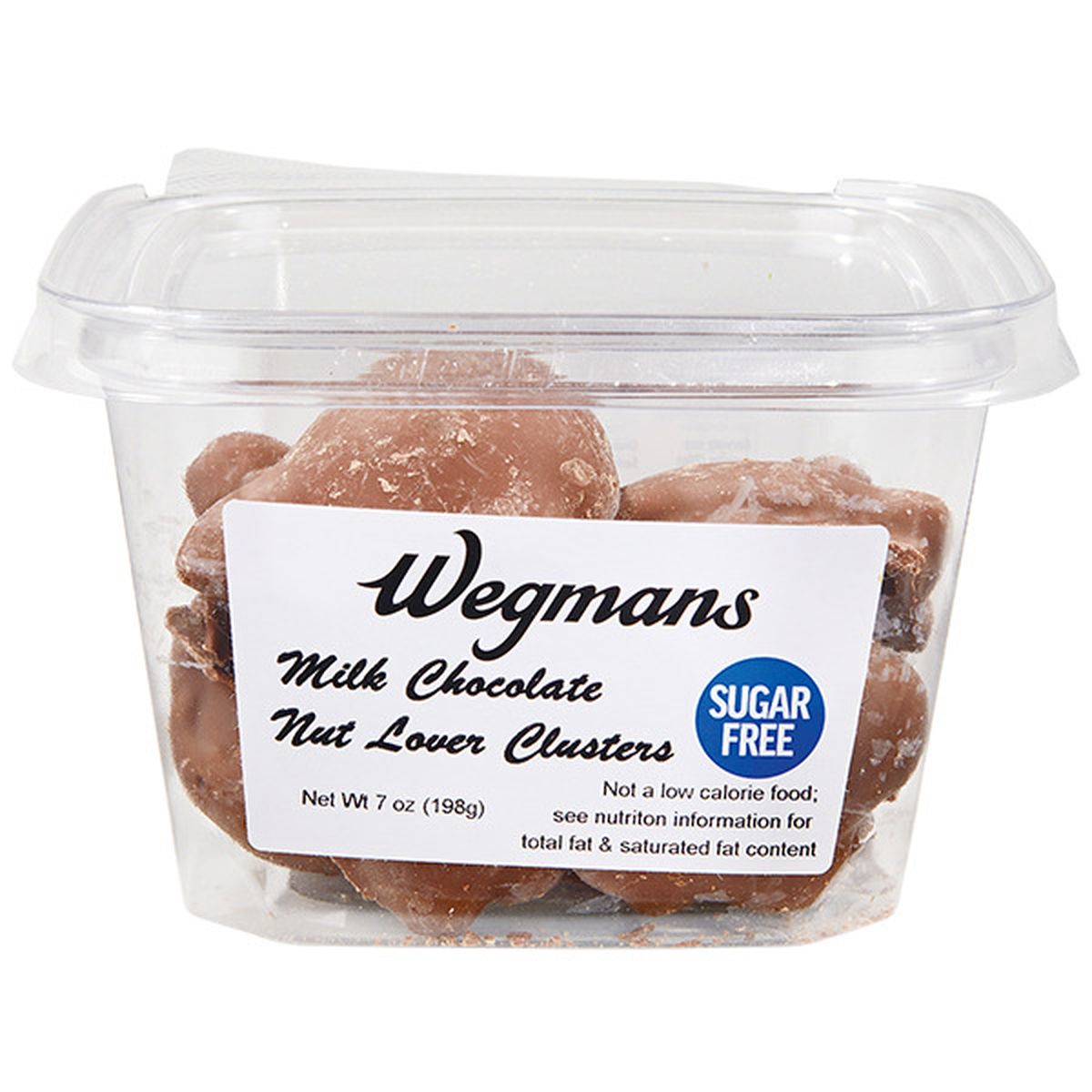 Calories in Wegmans Sugar Free Milk Chocolate Nut Lover Clusters