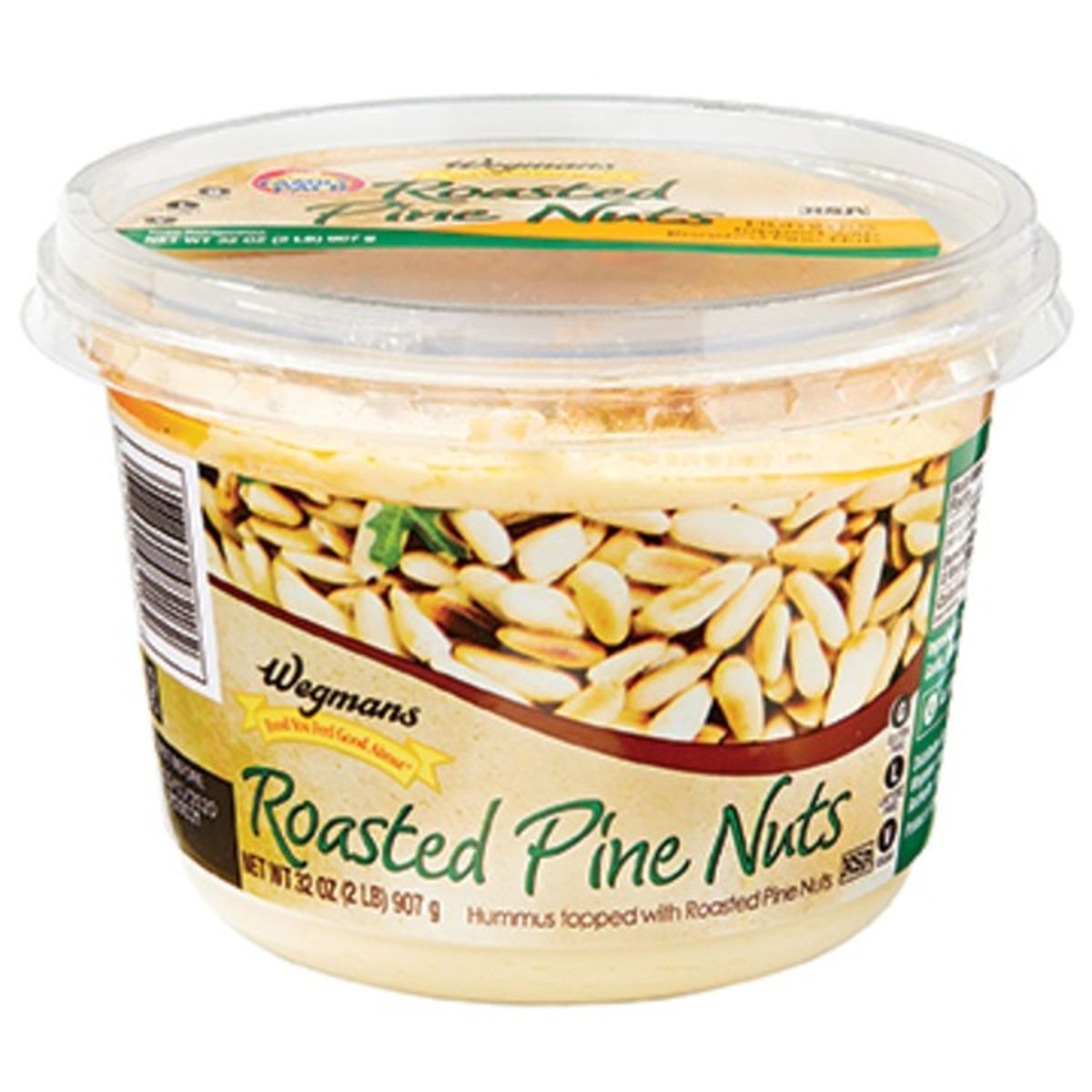 Calories in Wegmans Original Hummus Topped with Roasted Pine Nuts, FAMILY PACK