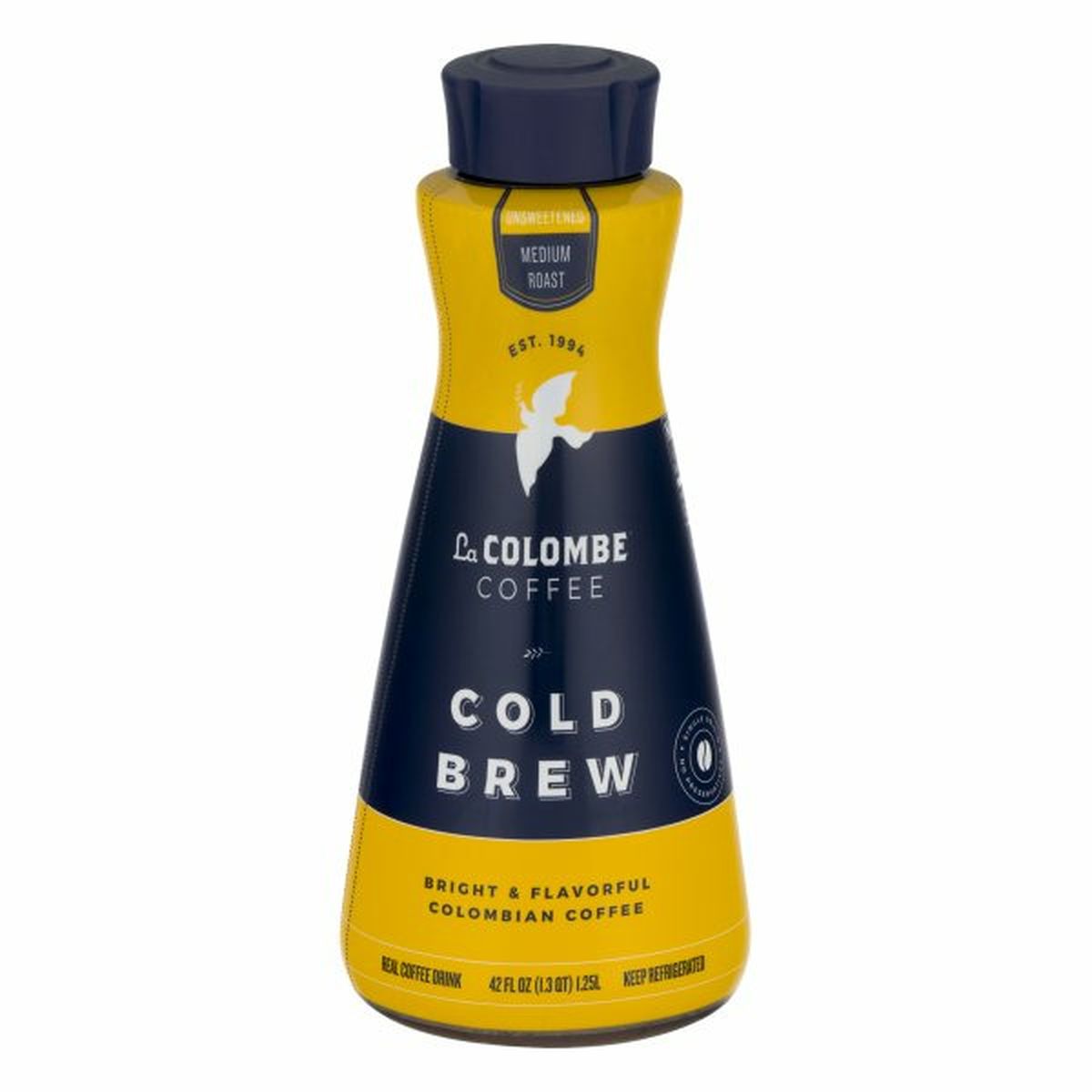 Calories in La Colombe Coffee Drink, Real, Cold Brew, Unsweetened, Medium Roast