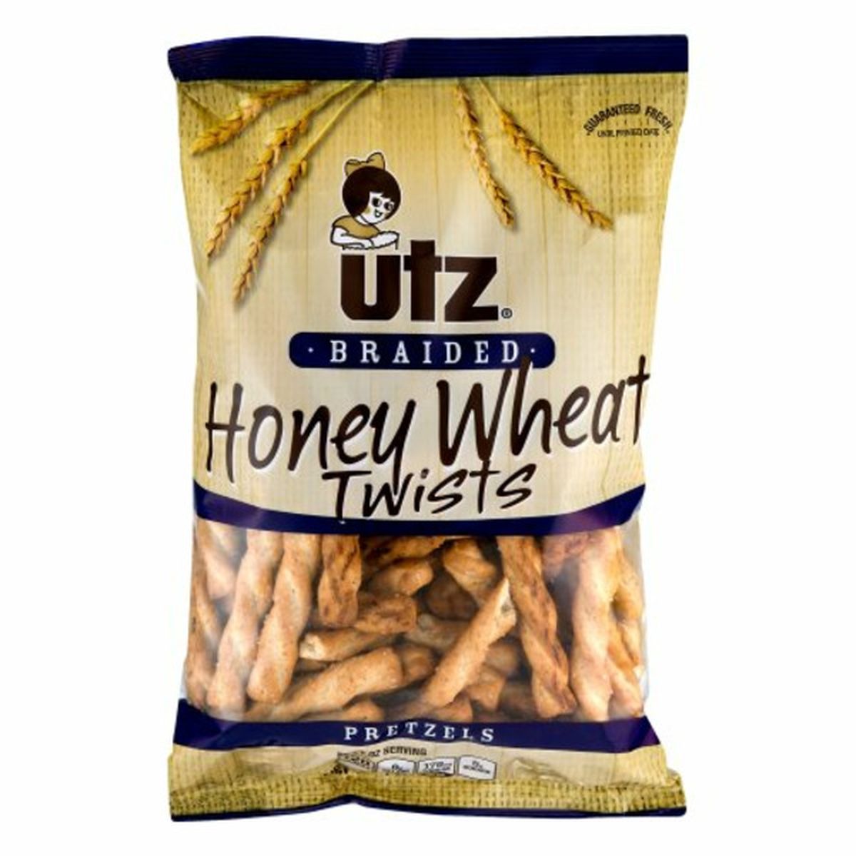 Calories in Utz Pretzels, Honey Wheat Twists, Braided