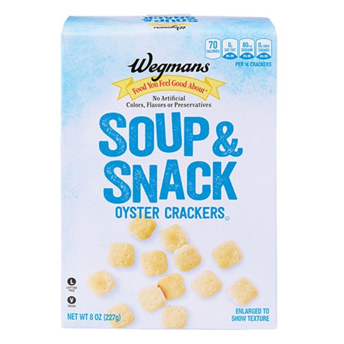 Calories in Wegmans Soup & Snack Oyster Crackers