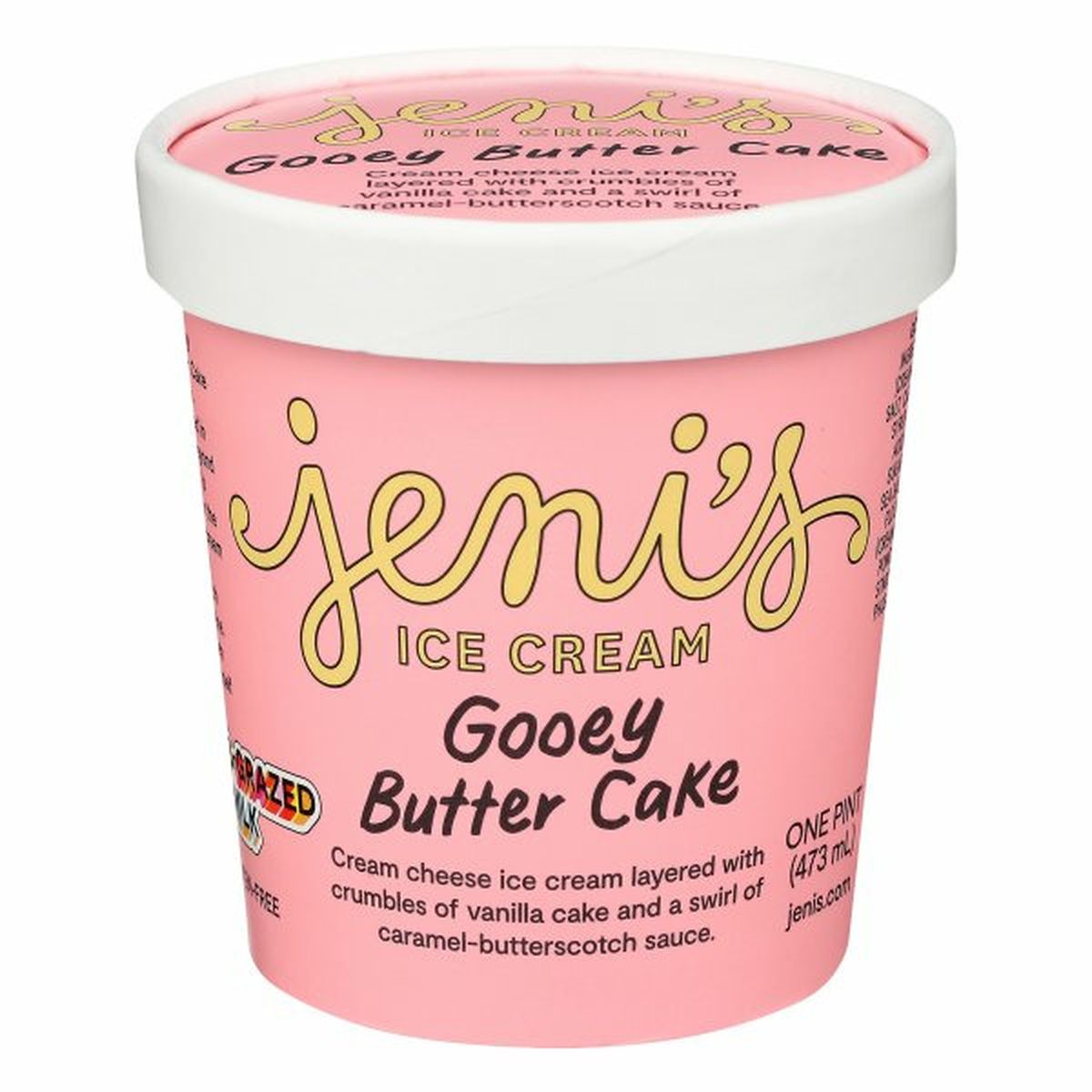 Calories in Jeni's Ice Cream, Gooey Butter Cake