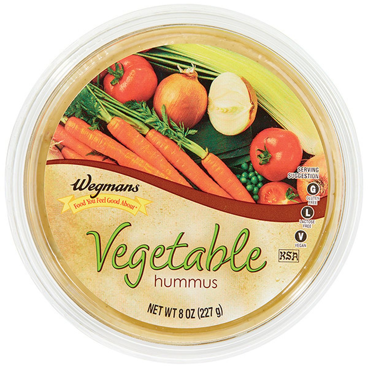 Calories in Wegmans Vegetable Hummus
