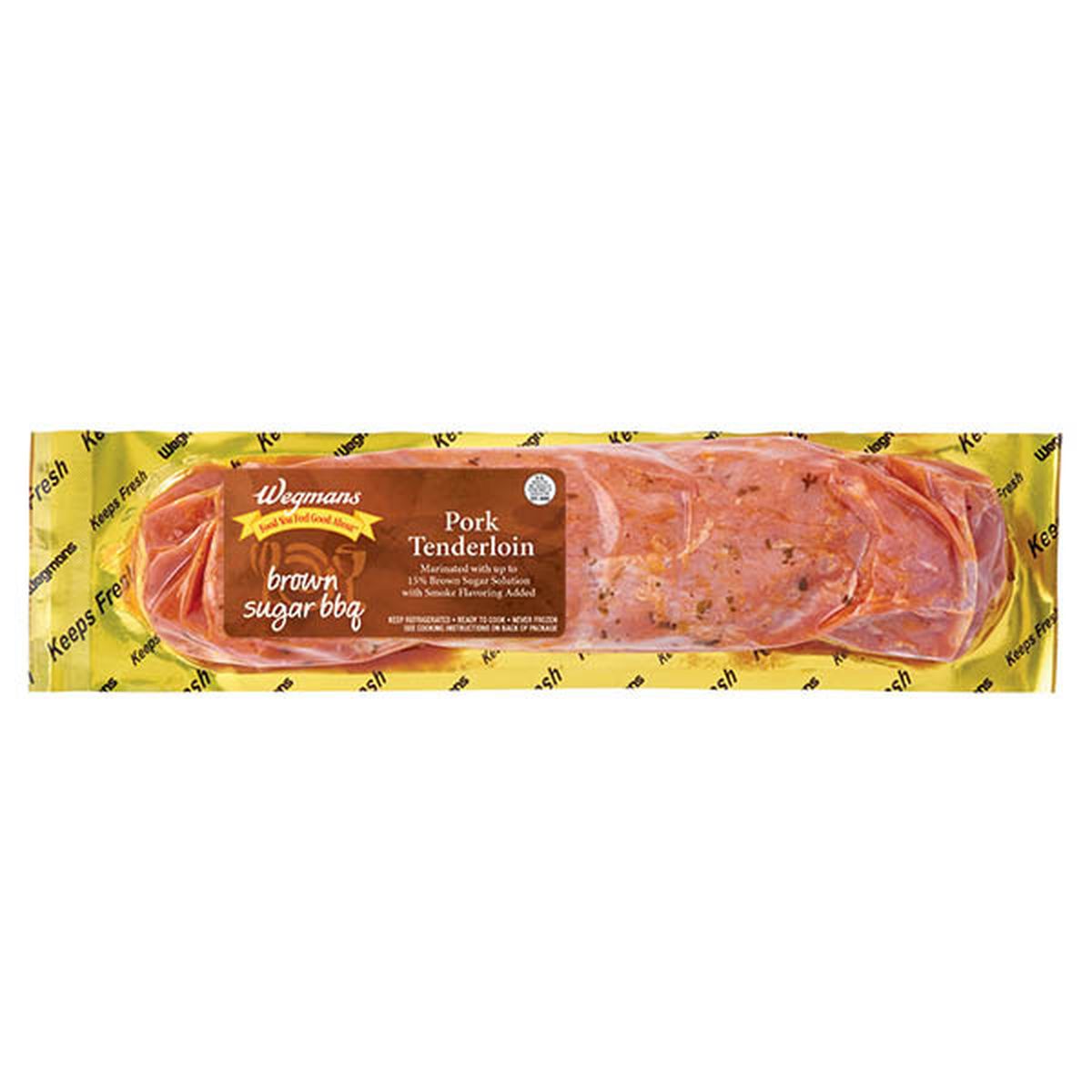 Calories in Wegmans Brown Sugar BBQ Marinated Whole Pork Tenderloin