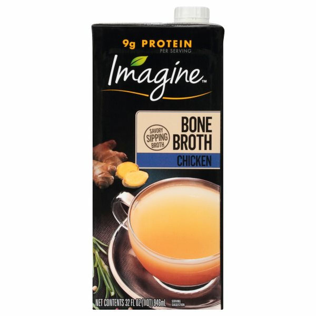 Calories in Imagine Bone Broth, Chicken