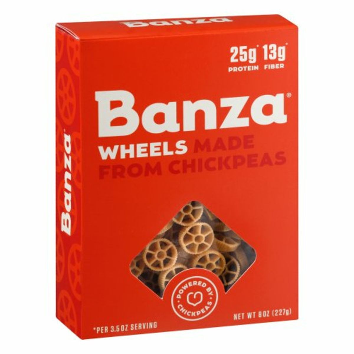 Calories in Banza Wheels, Made from Chickpeas