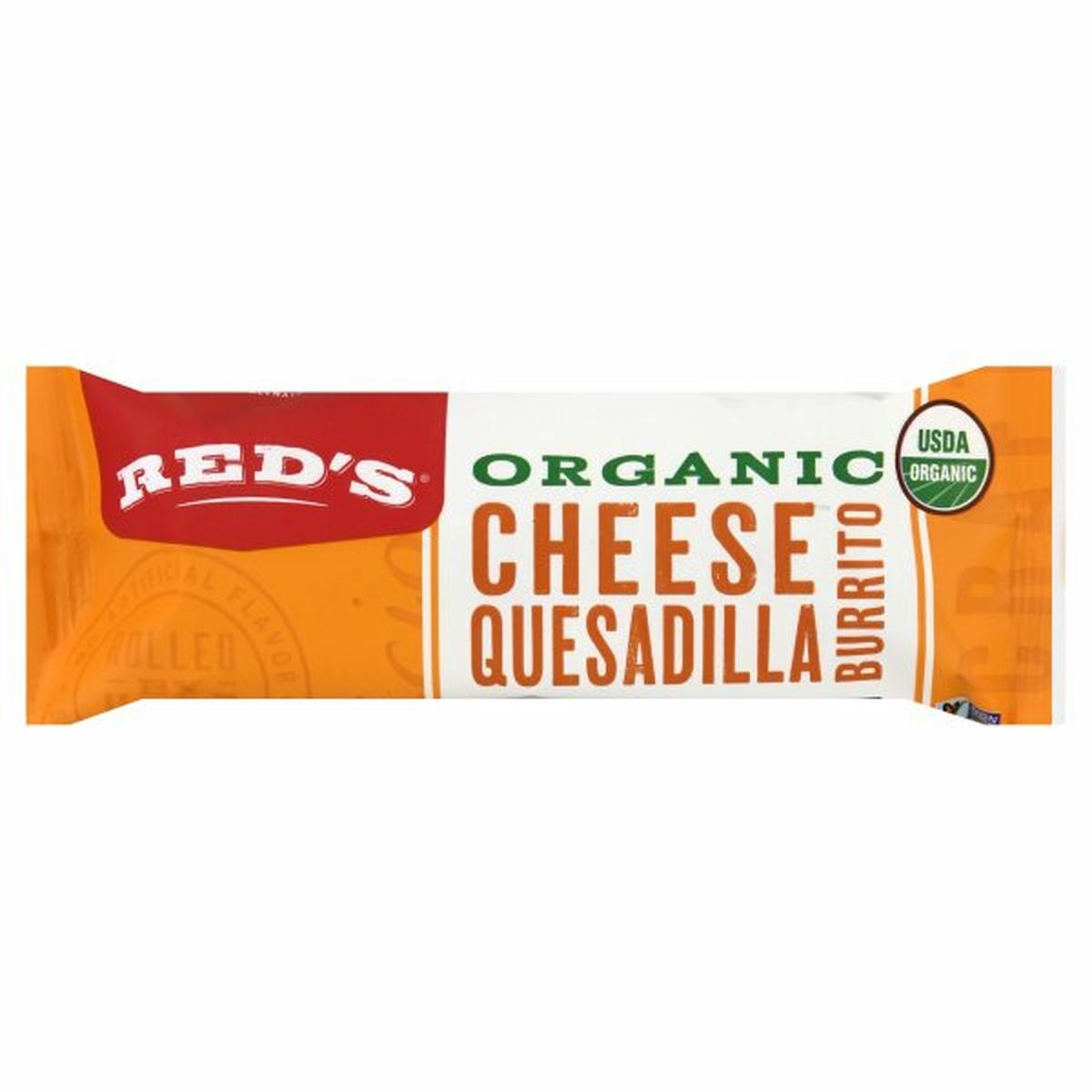 Calories in Reds Burrito, Organic, Cheese Quesadilla