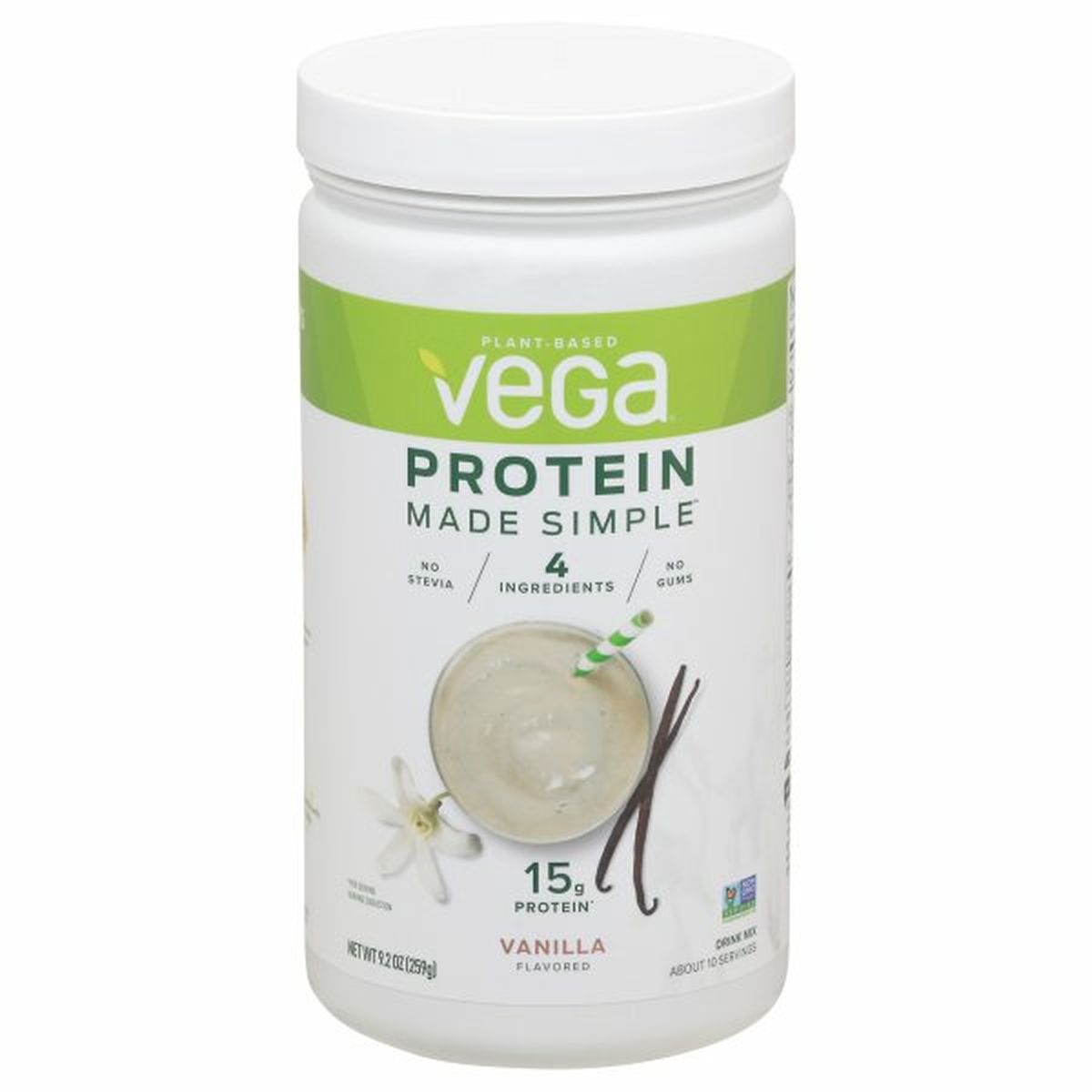 Calories in Vega Made Simple Protein Drink Mix, Vanilla Flavored
