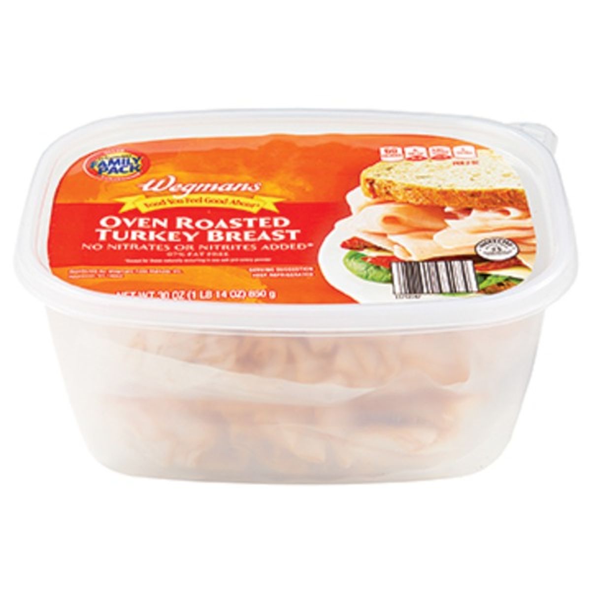 Calories in Wegmans Oven Roasted Turkey Breast, FAMILY PACK