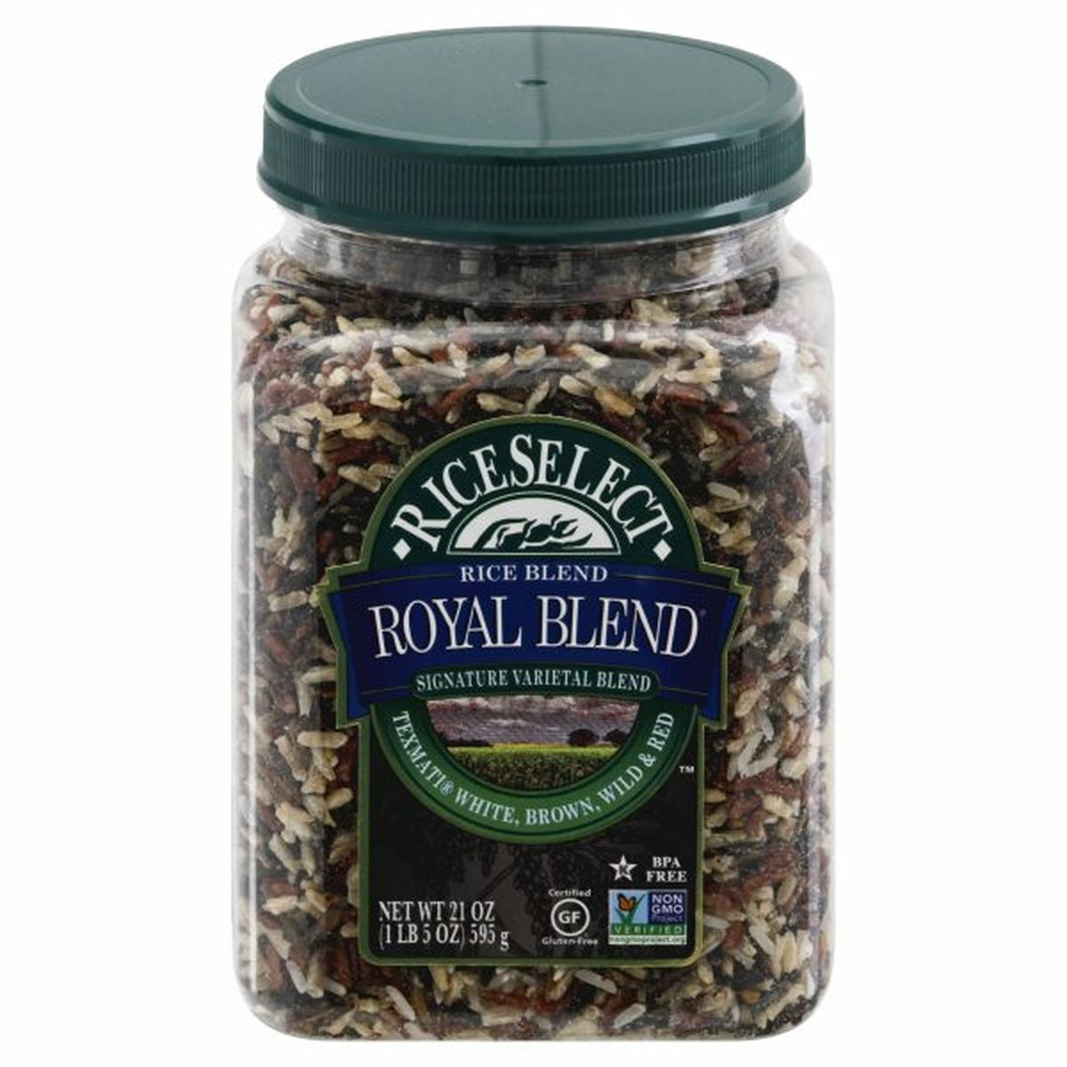 Calories in RiceSelect Royal Blend Rice, Royal Blend