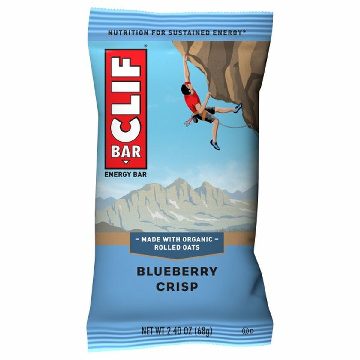 Calories in CLIF BAR Energy Bar, Blueberry Crisp