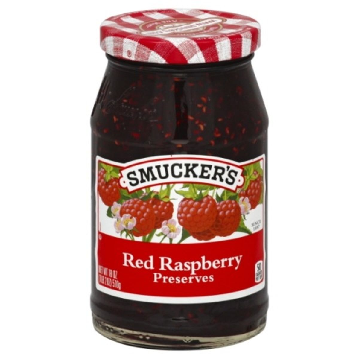 Calories in Smucker's Preserves, Red Raspberry