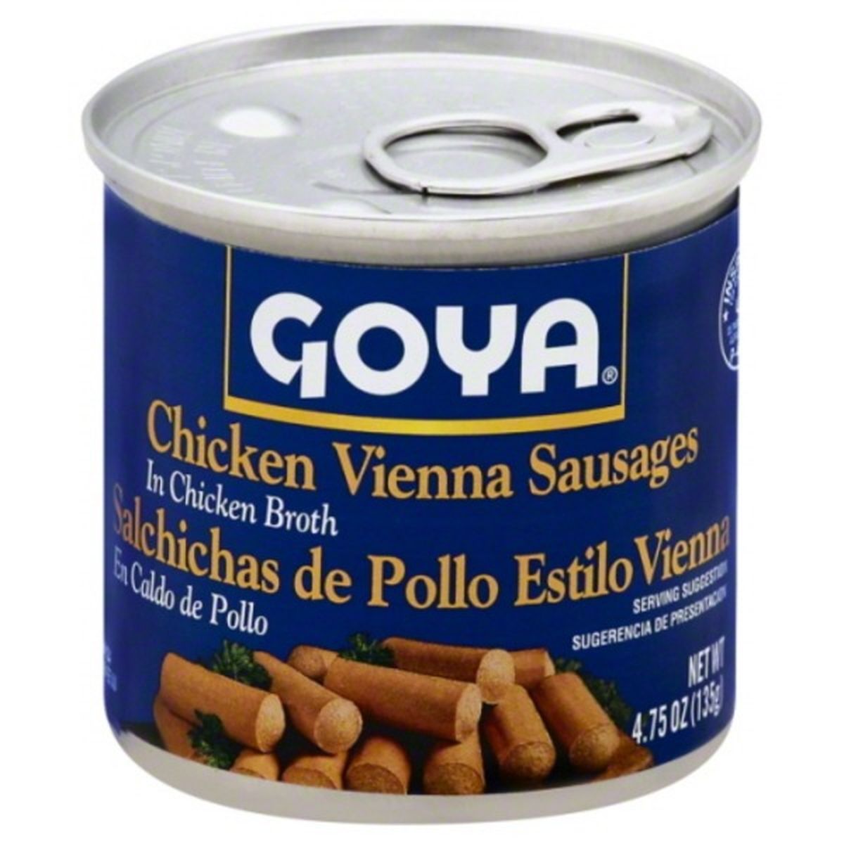 Calories in Goya Vienna Sausages, Chicken