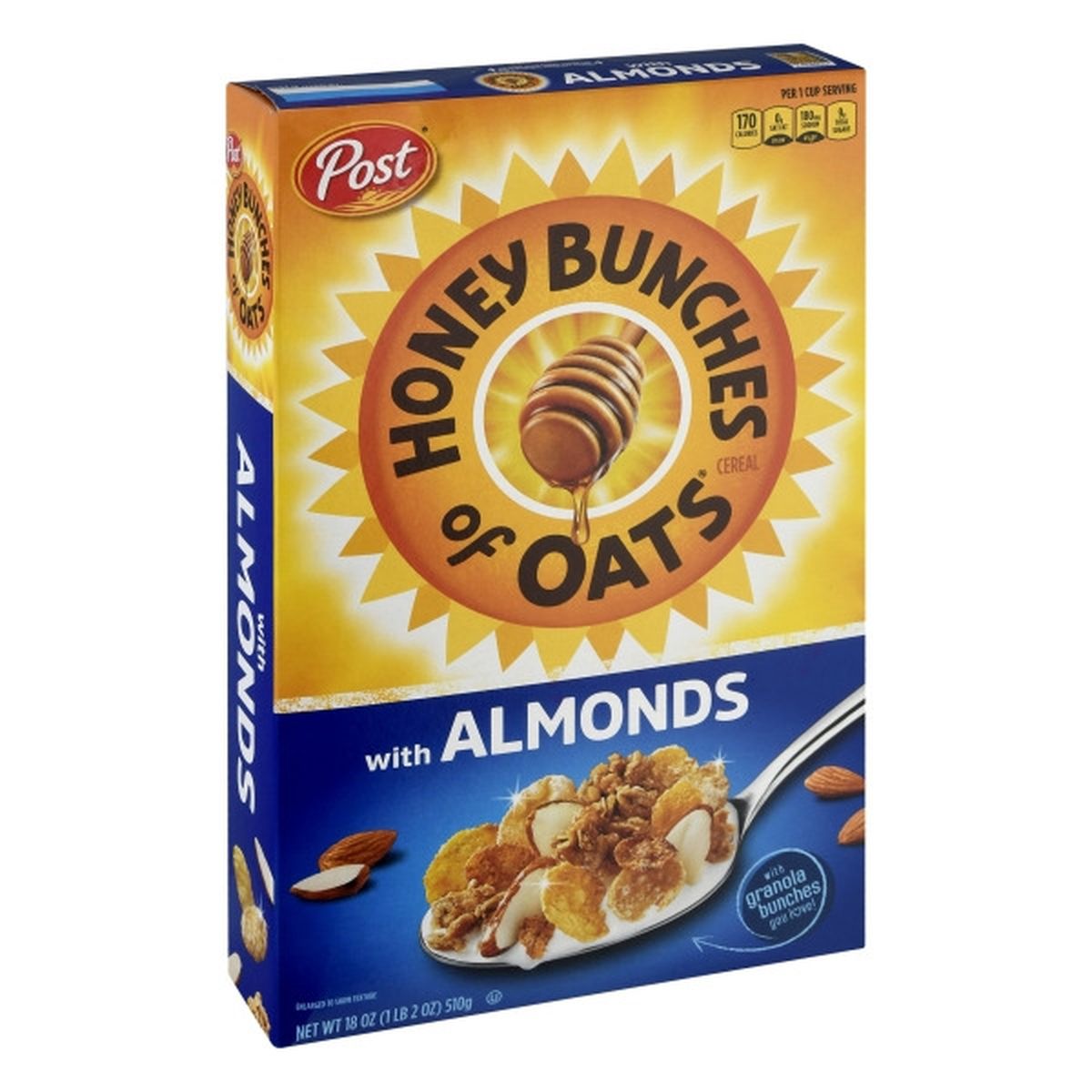 Calories in Post Cereal, with Almonds