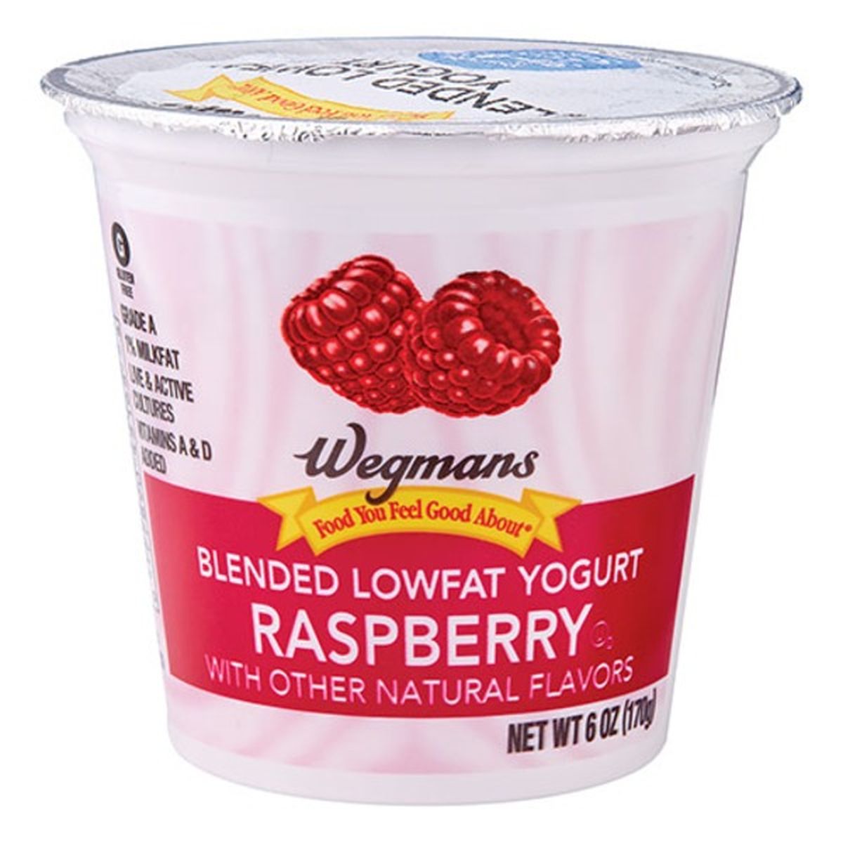 Calories in Wegmans Lowfat Blended Raspberry Yogurt