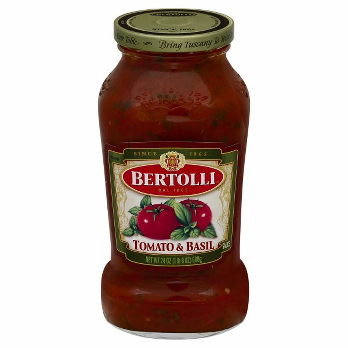 Calories in Bertolli Sauce, Tomato & Basil