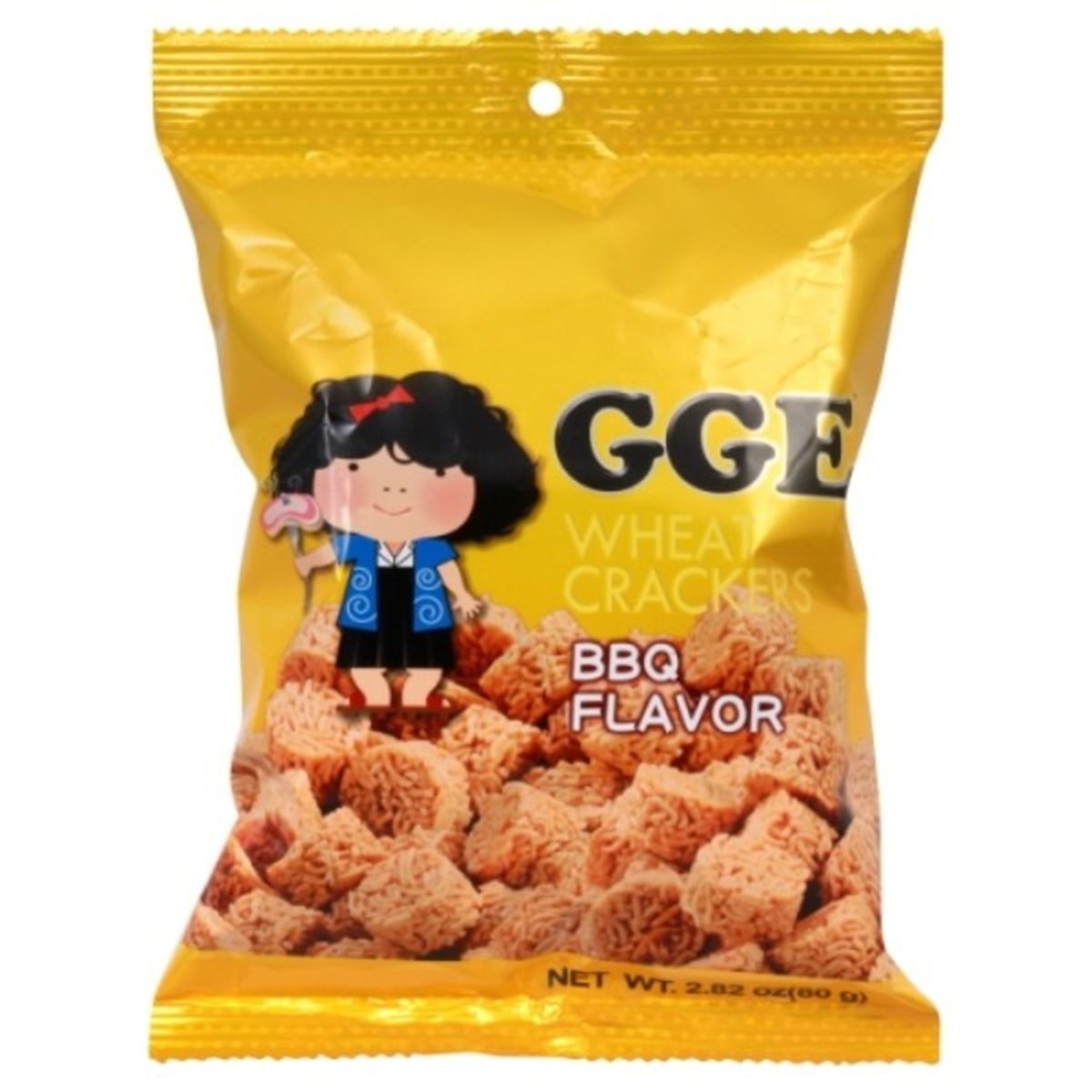 Calories in GGE Wheat Crackers, Bbq Flavor
