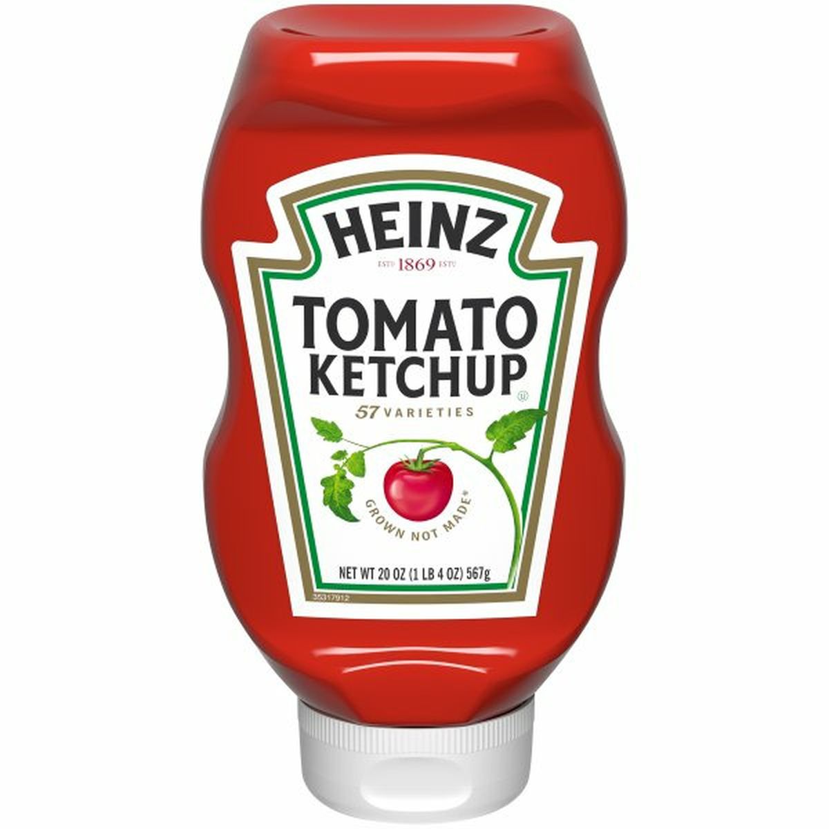 Calories in Heinz Original Tomato Ketchup