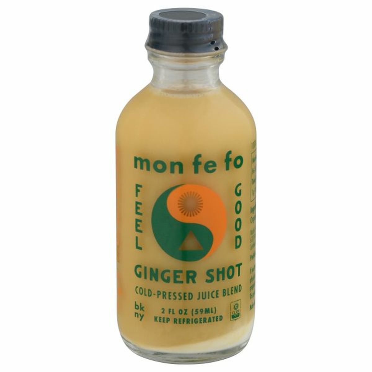 Calories in Mon Fe Fo Ginger Shot