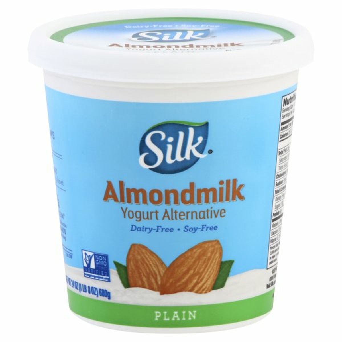 Calories in Silk Yogurt Alternative, Almondmilk, Plain