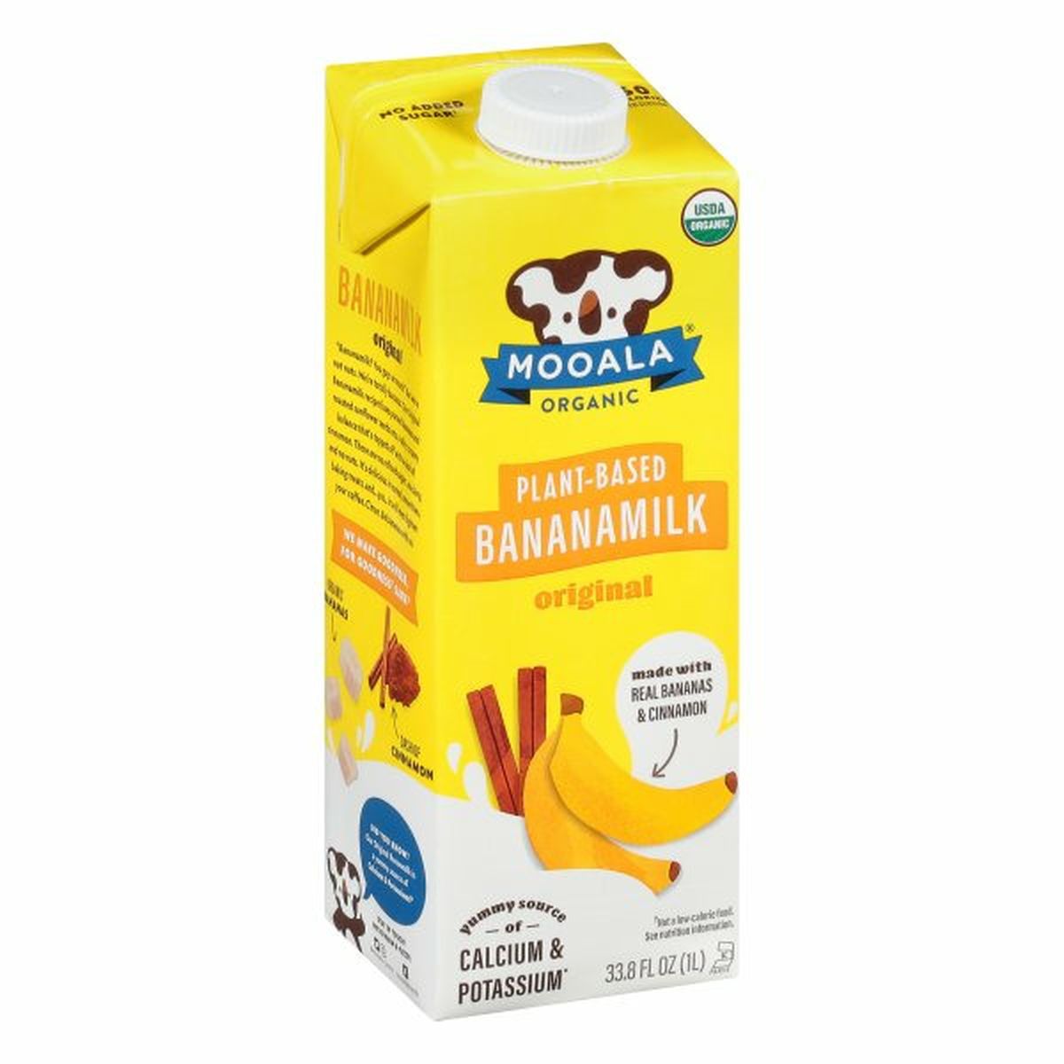 Calories in Mooala Bananamilk, Plant-Based, Original