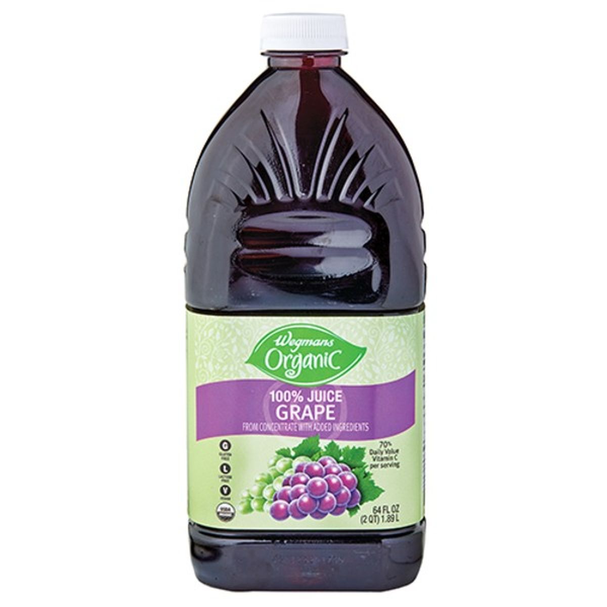 Calories in Wegmans Organic 100% Grape Juice