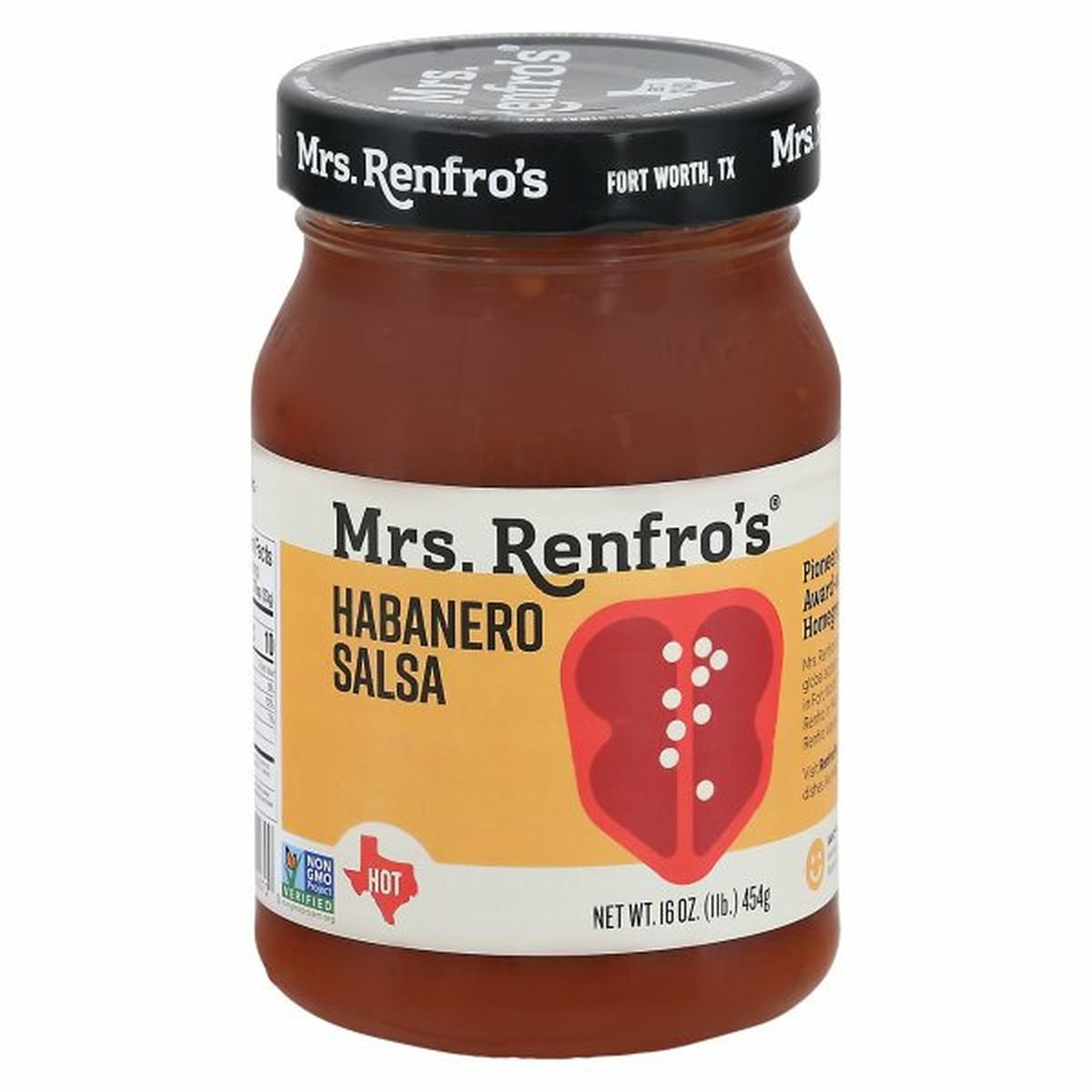 Calories in Mrs. Renfro's Salsa, Habanero, Hot